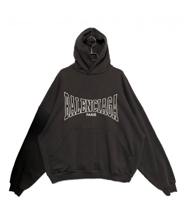 バレンシアガ　フーディ 中古・古着通販】BALENCIAGA (バレンシアガ) Large Fit Hoodie/BLACK