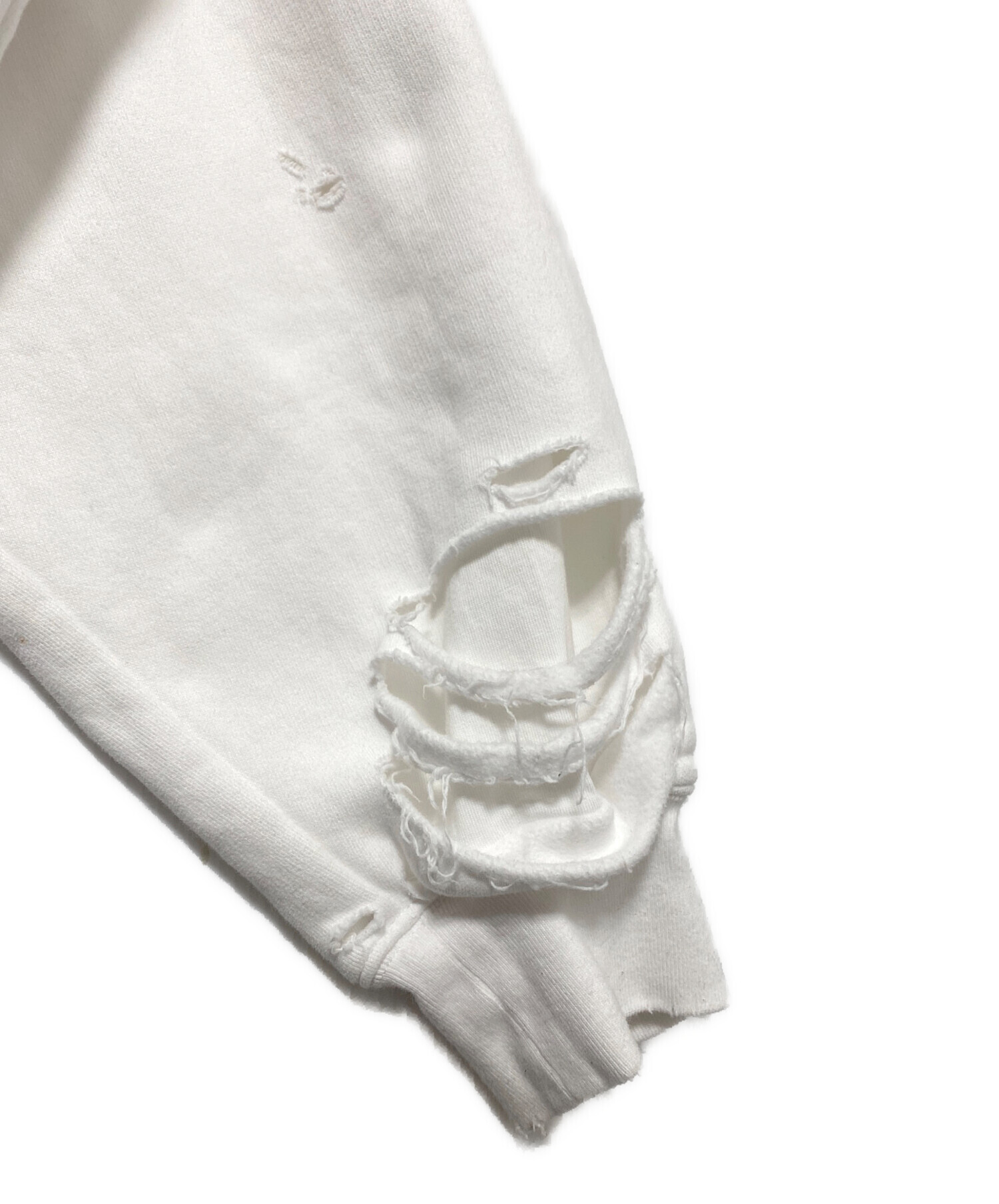中古・古着通販】BALENCIAGA (バレンシアガ) Caps Destroyed Hoodie