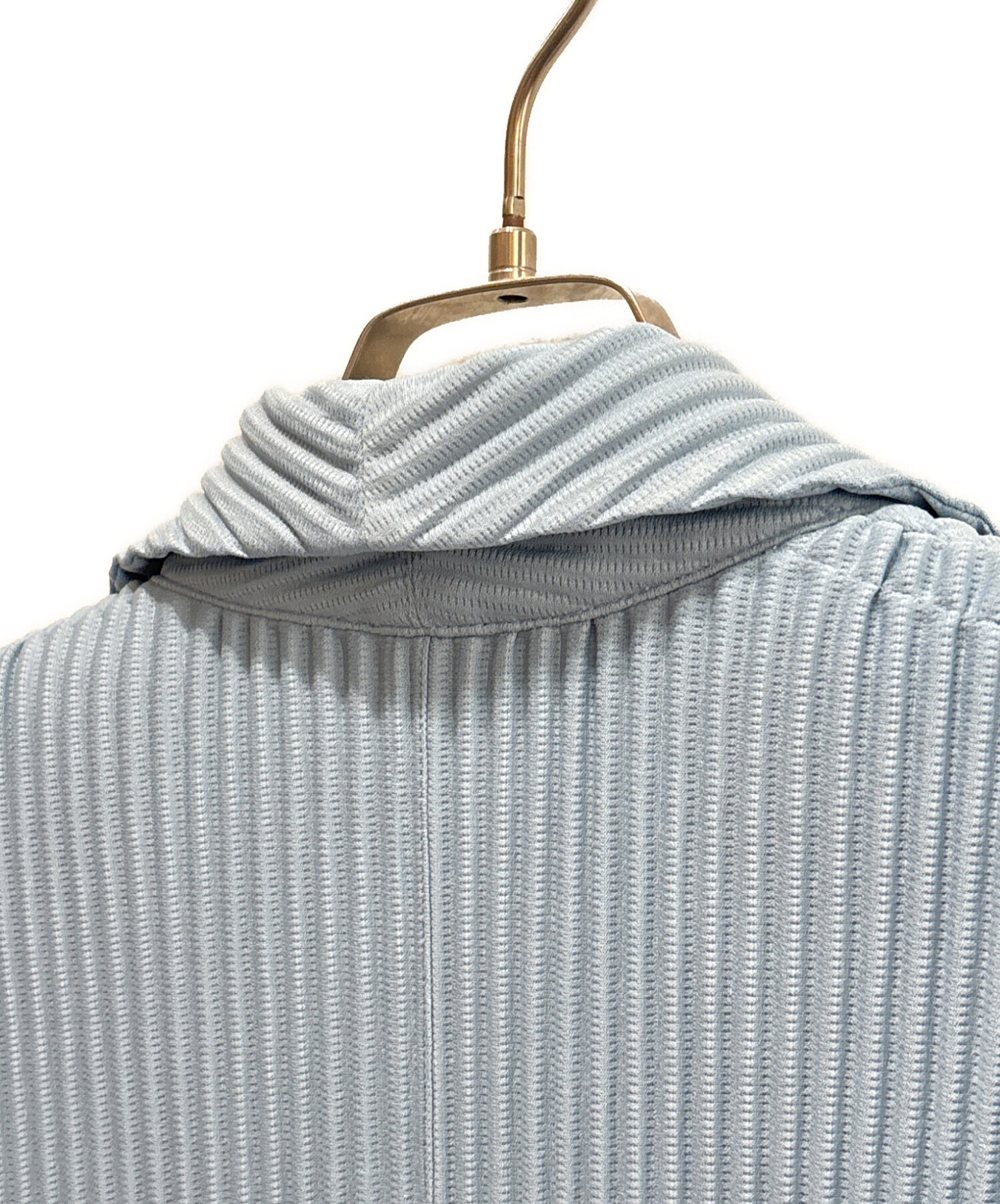 プリーツテーラードジャケット　グレー　サイズ2 オムプリッセイッセイミヤケ 中古・古着通販】HOMME PLISSE ISSEY MIYAKE (オム プリッセ イッセイ