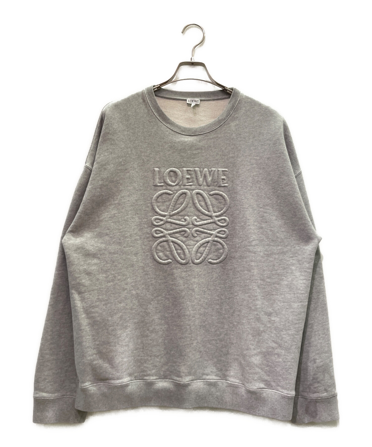 中古・古着通販】LOEWE (ロエベ) アナグラムロゴスウェット グレー