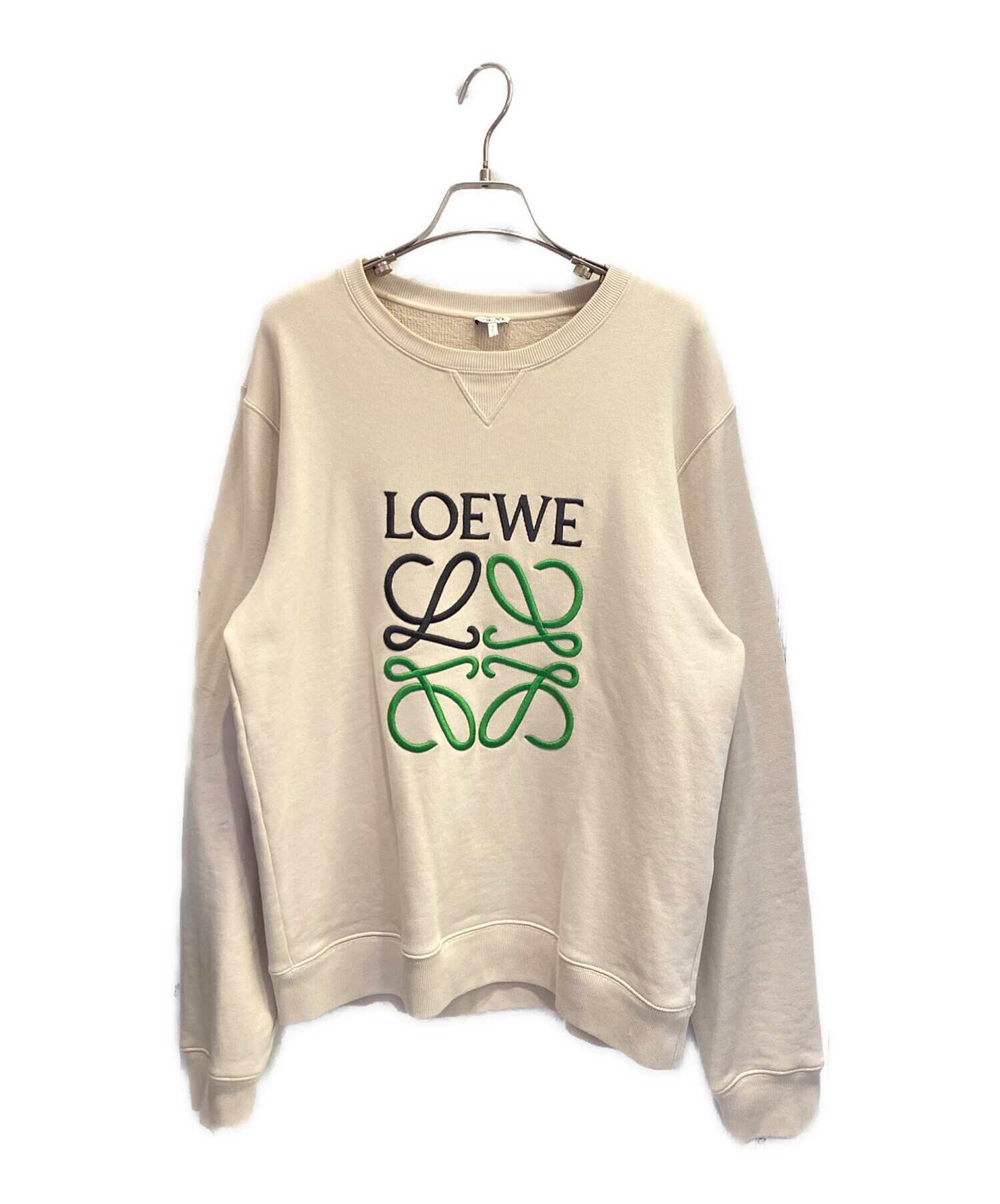 中古・古着通販】LOEWE (ロエベ) アナグラムロゴスウェット ホワイト