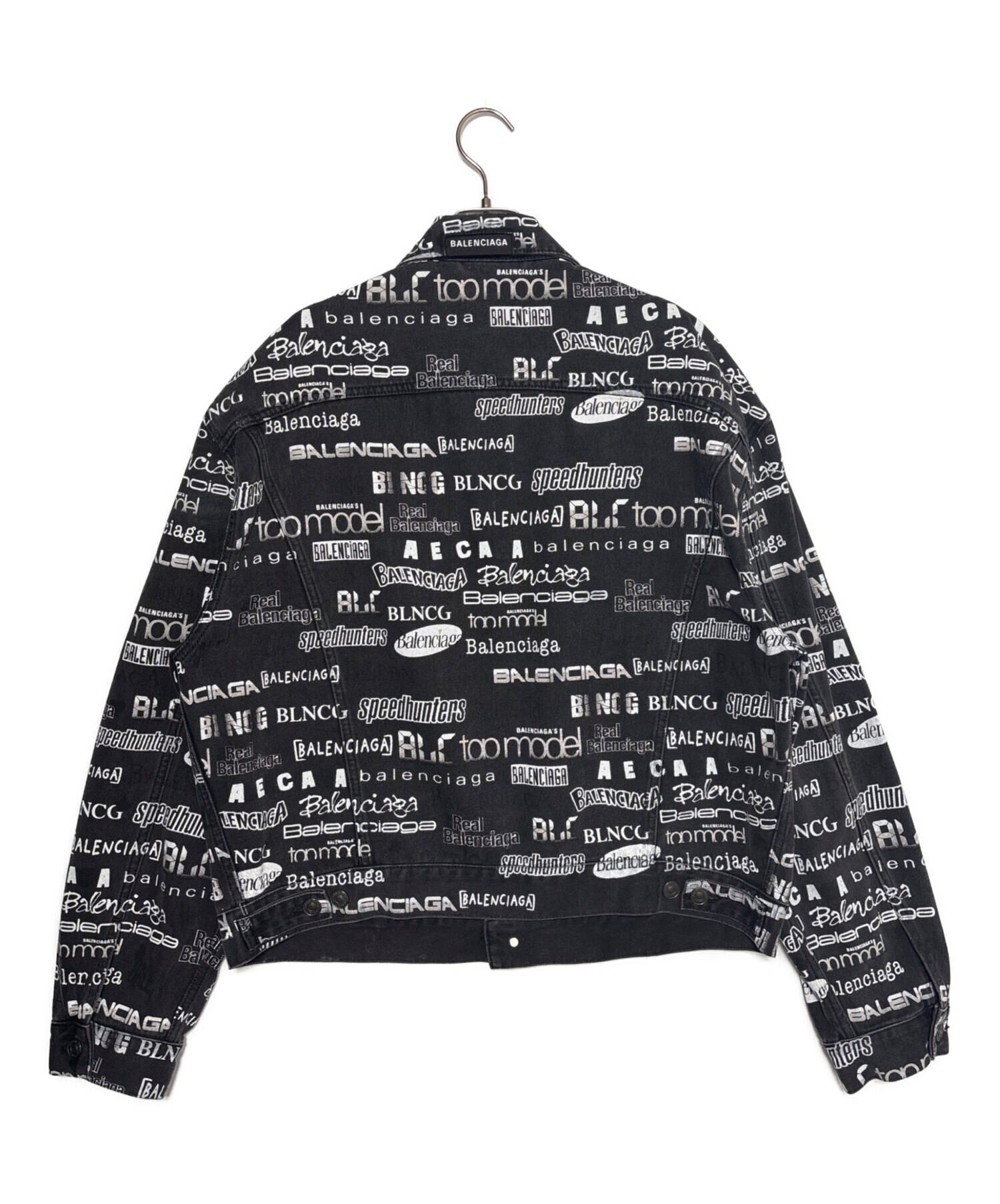 中古・古着通販】BALENCIAGA (バレンシアガ) Logo Print Denim Jacket