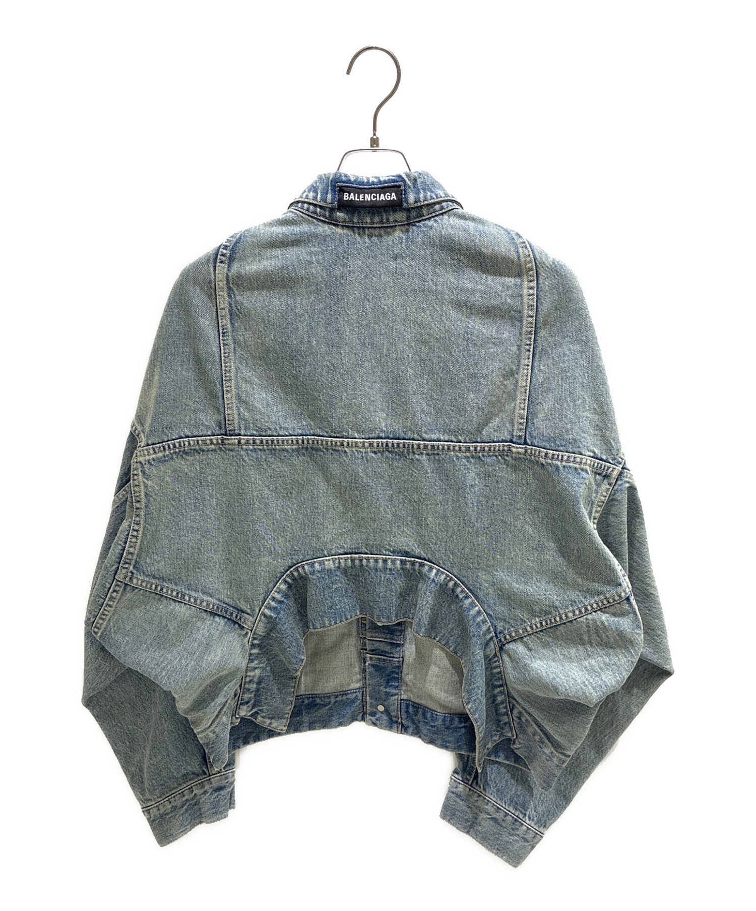 BALENCIAGA デニムジャケット アップサイドダウン 中古・古着通販】BALENCIAGA (バレンシアガ) Upside Down Denim Jacket