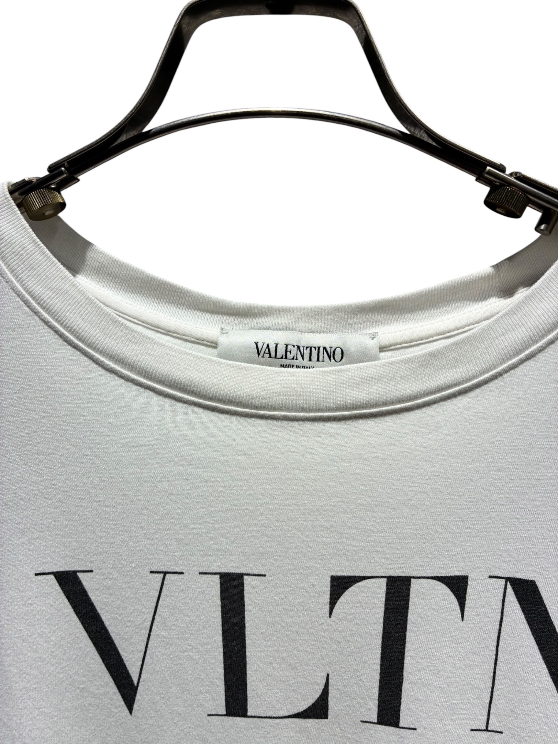 中古・古着通販】VALENTINO (ヴァレンティノ) ロゴTシャツ ホワイト