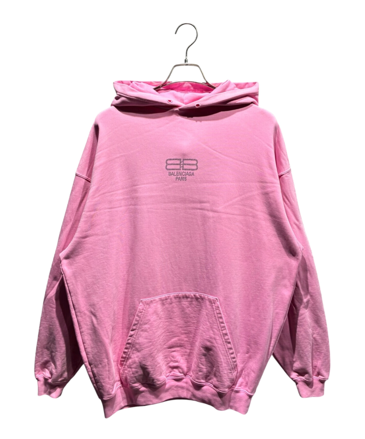 中古・古着通販】BALENCIAGA (バレンシアガ) ラインストーンロゴ