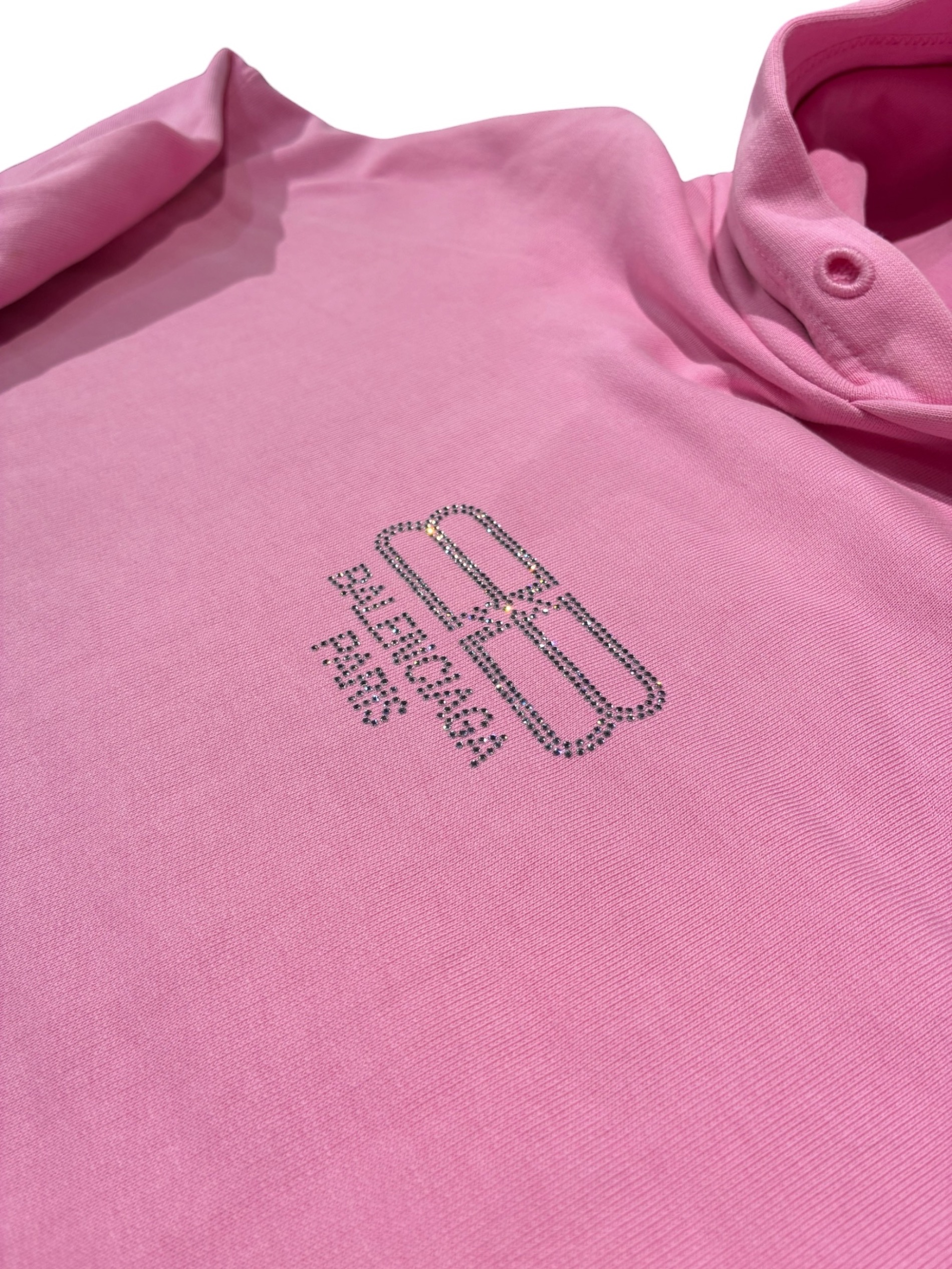 中古・古着通販】BALENCIAGA (バレンシアガ) ラインストーンロゴ
