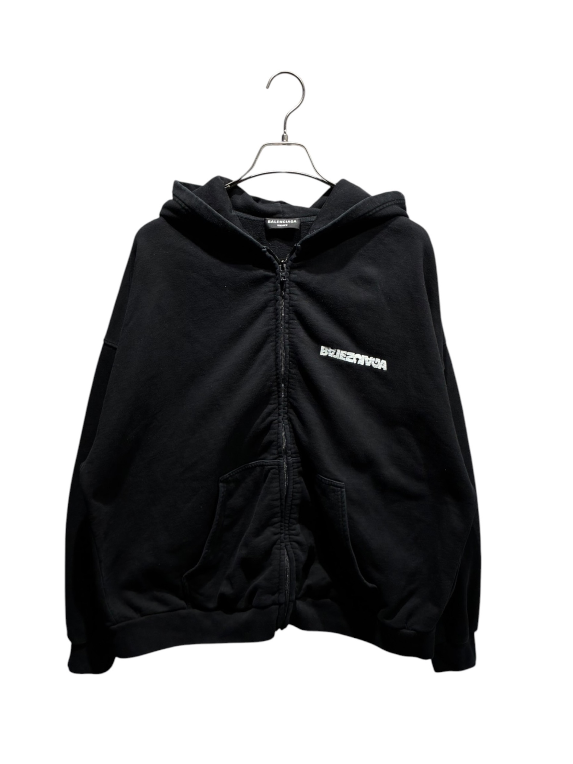 中古・古着通販】BALENCIAGA (バレンシアガ) Wide Zip Up Hoodie