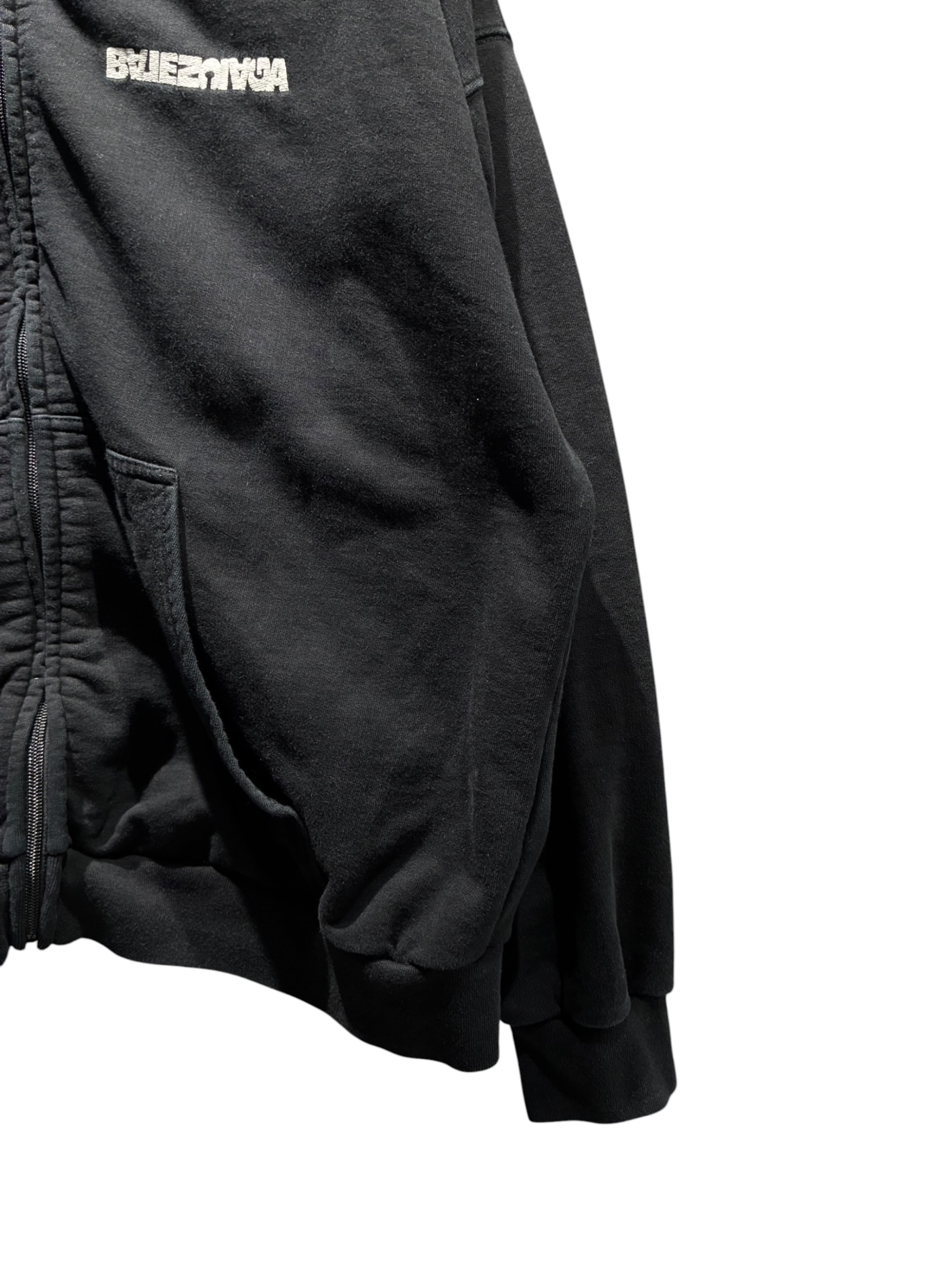 中古・古着通販】BALENCIAGA (バレンシアガ) Wide Zip Up Hoodie
