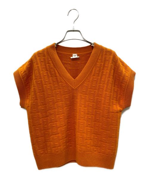中古・古着通販】HERMES (エルメス) H Logo Wool Knit Vest Hロゴ