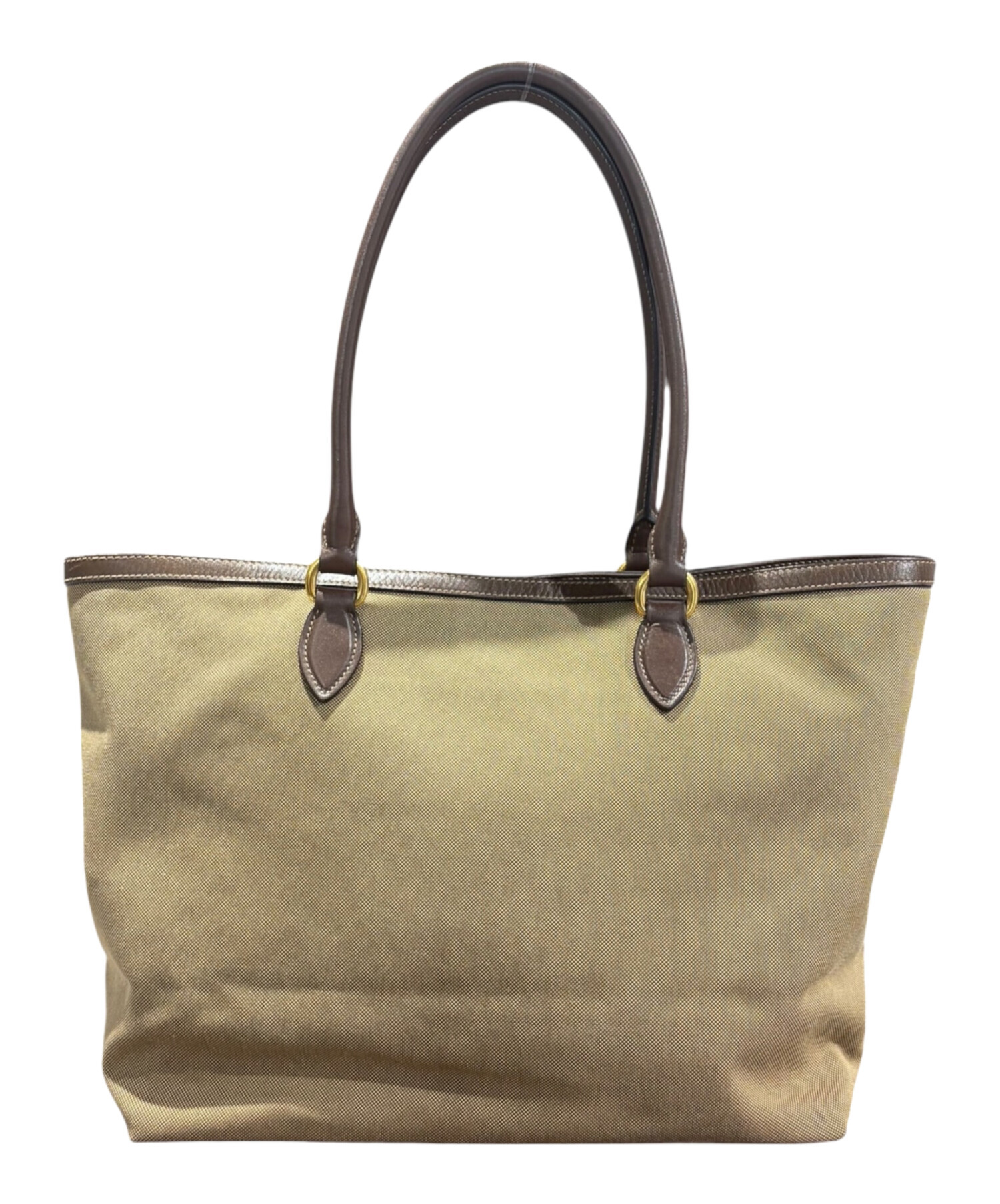 中古・古着通販】PRADA (プラダ) ロゴジャガードハンドバッグ ブラウン