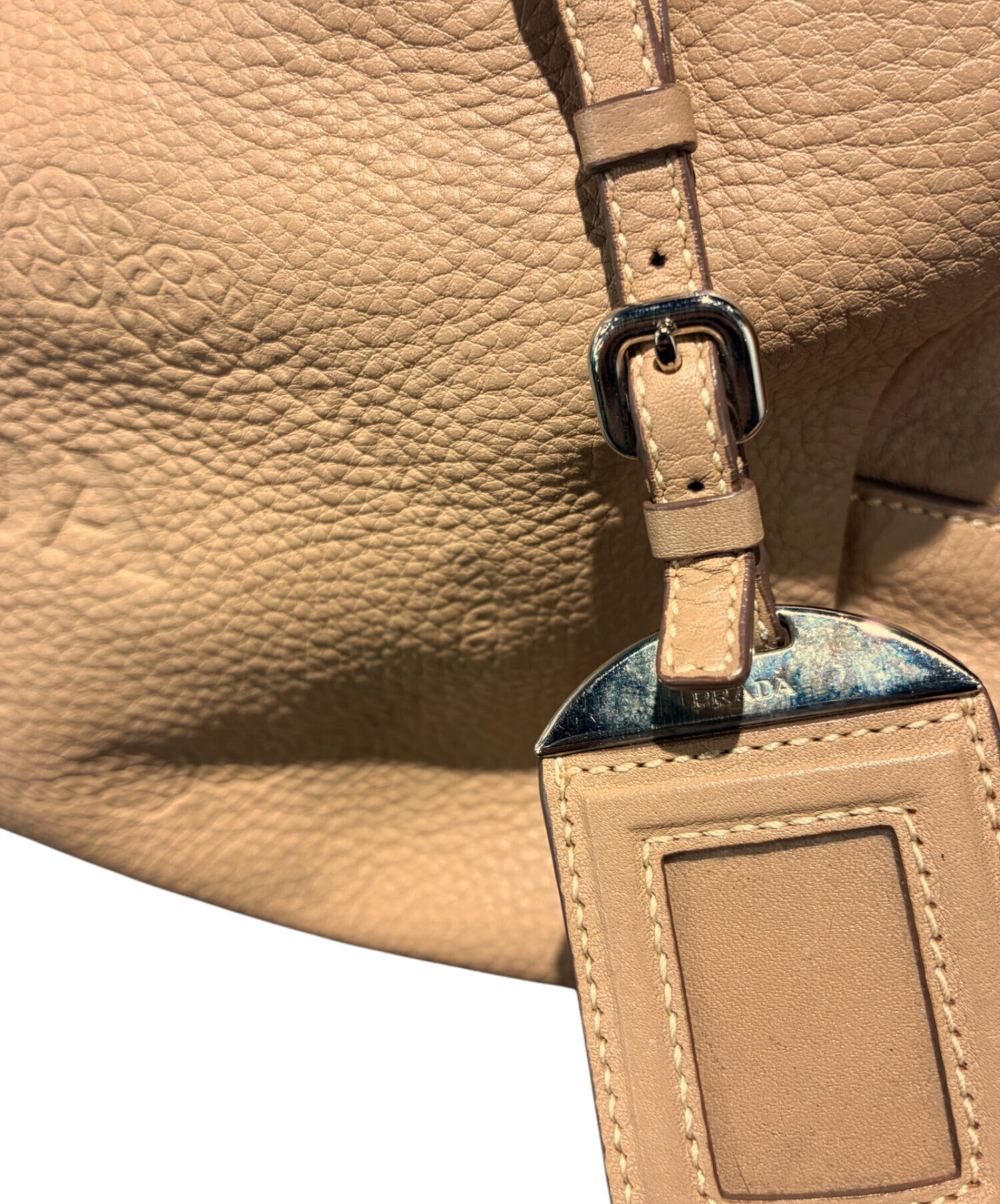 中古・古着通販】PRADA (プラダ) ボストンバッグ/BR3091 ベージュ