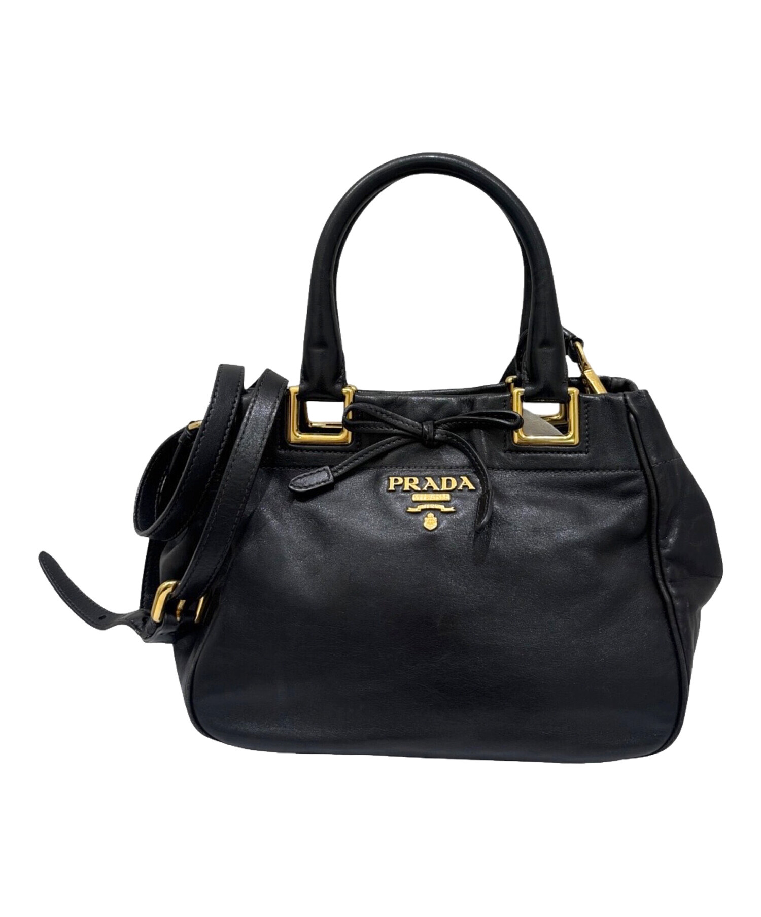 中古・古着通販】PRADA (プラダ) ハンドバッグ 2WAYショルダーバッグ 