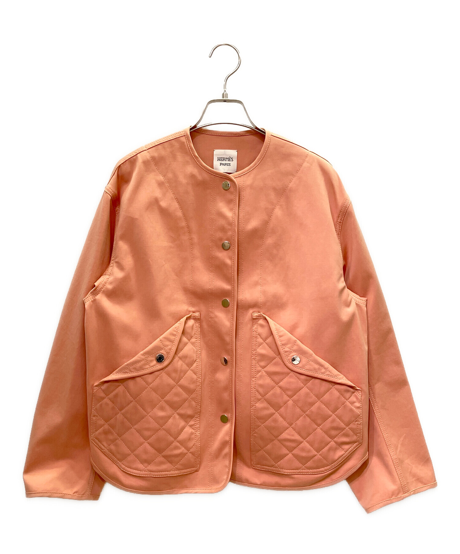 い*様 HERMES マルジェラ期 ノーカラージャケット HERMES エルメス ノーカラー ジャケット い*様 HERMES マルジェラ期