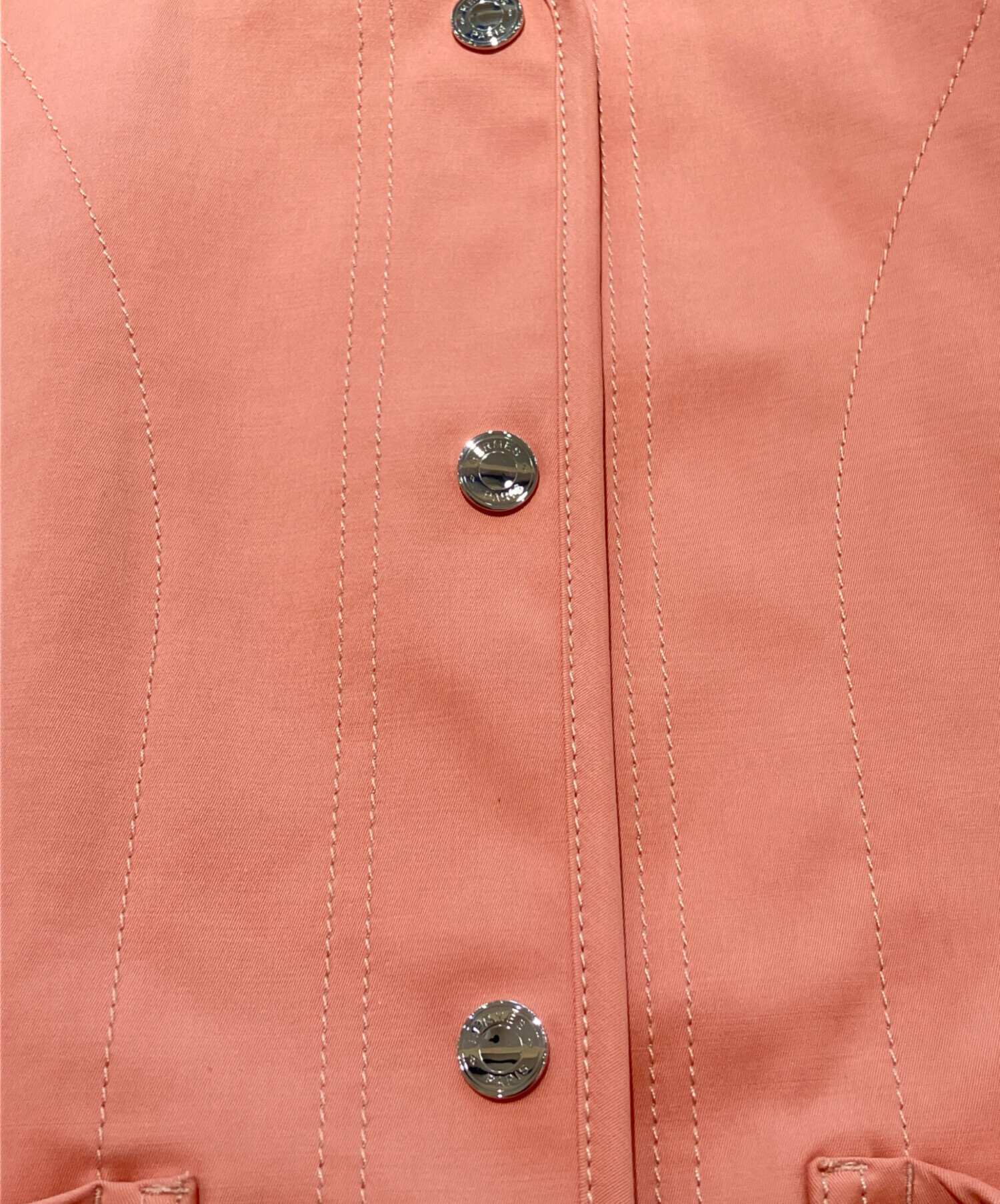 中古・古着通販】HERMES (エルメス) Collarless Jacket with Sellier