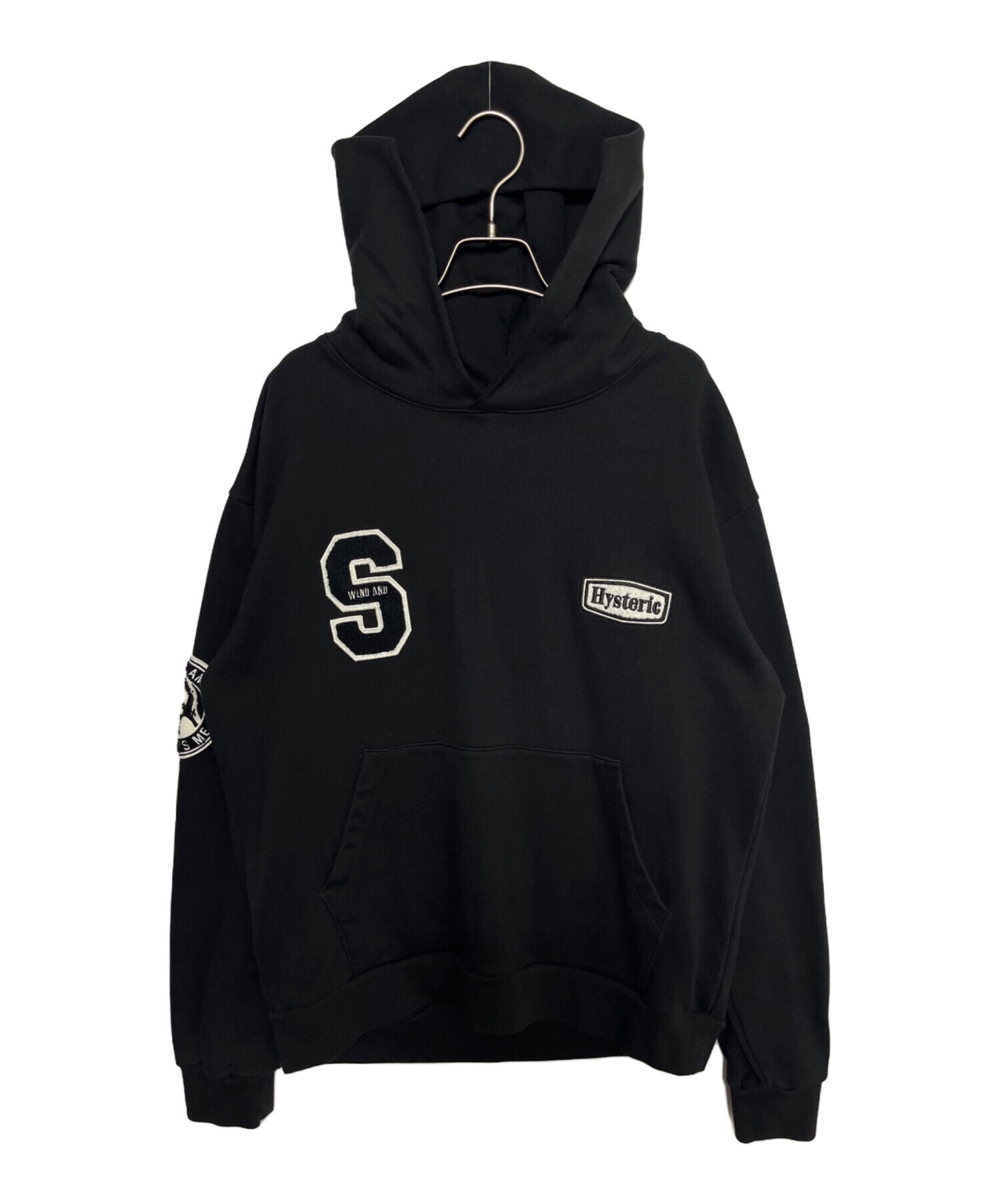 HYSTERIC GLAMOUR ブラックパーカー　00s 中古・古着通販】Hysteric Glamour (ヒステリックグラマー) WIND AND