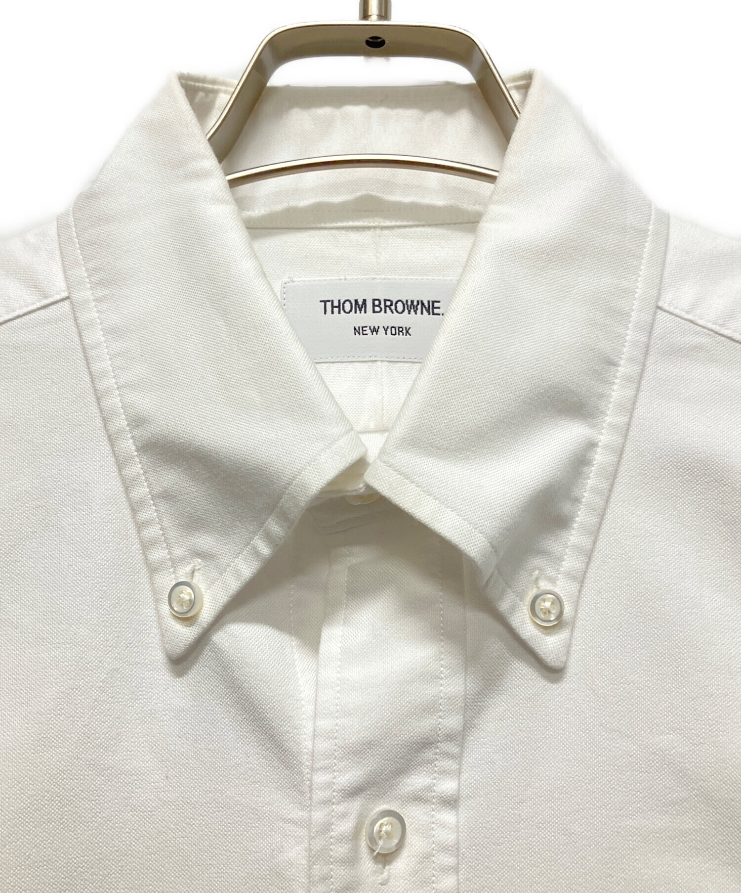 THOM BROWNE USA製 オックスフォード　ボタンダウンシャツ 中古・古着通販】Thom Browne (トムブラウン) アームバンド