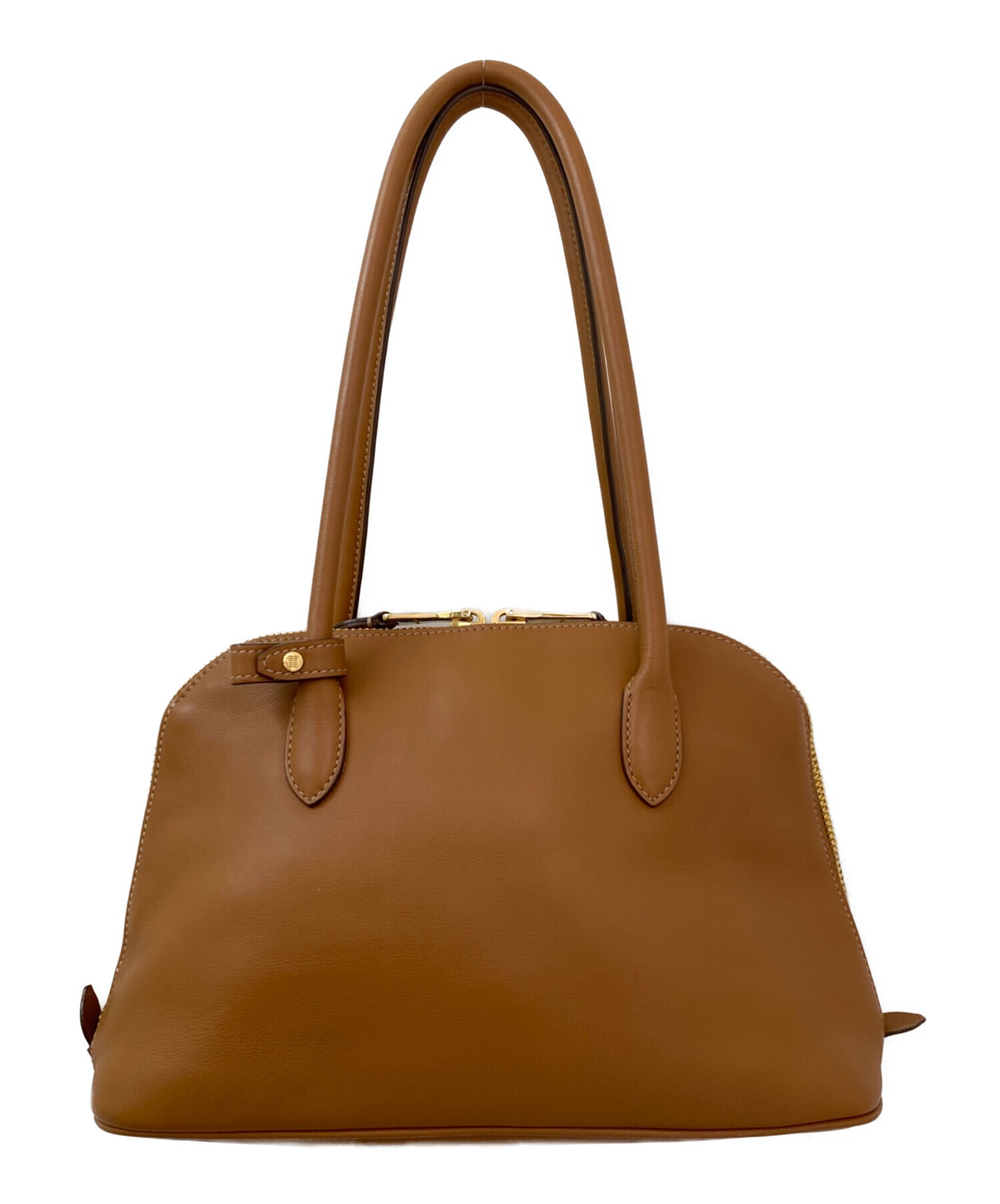 miu miu ハンドバッグ ブラウン 中古・古着通販】MIU MIU (ミュウミュウ) ハンドバッグ ブラウン