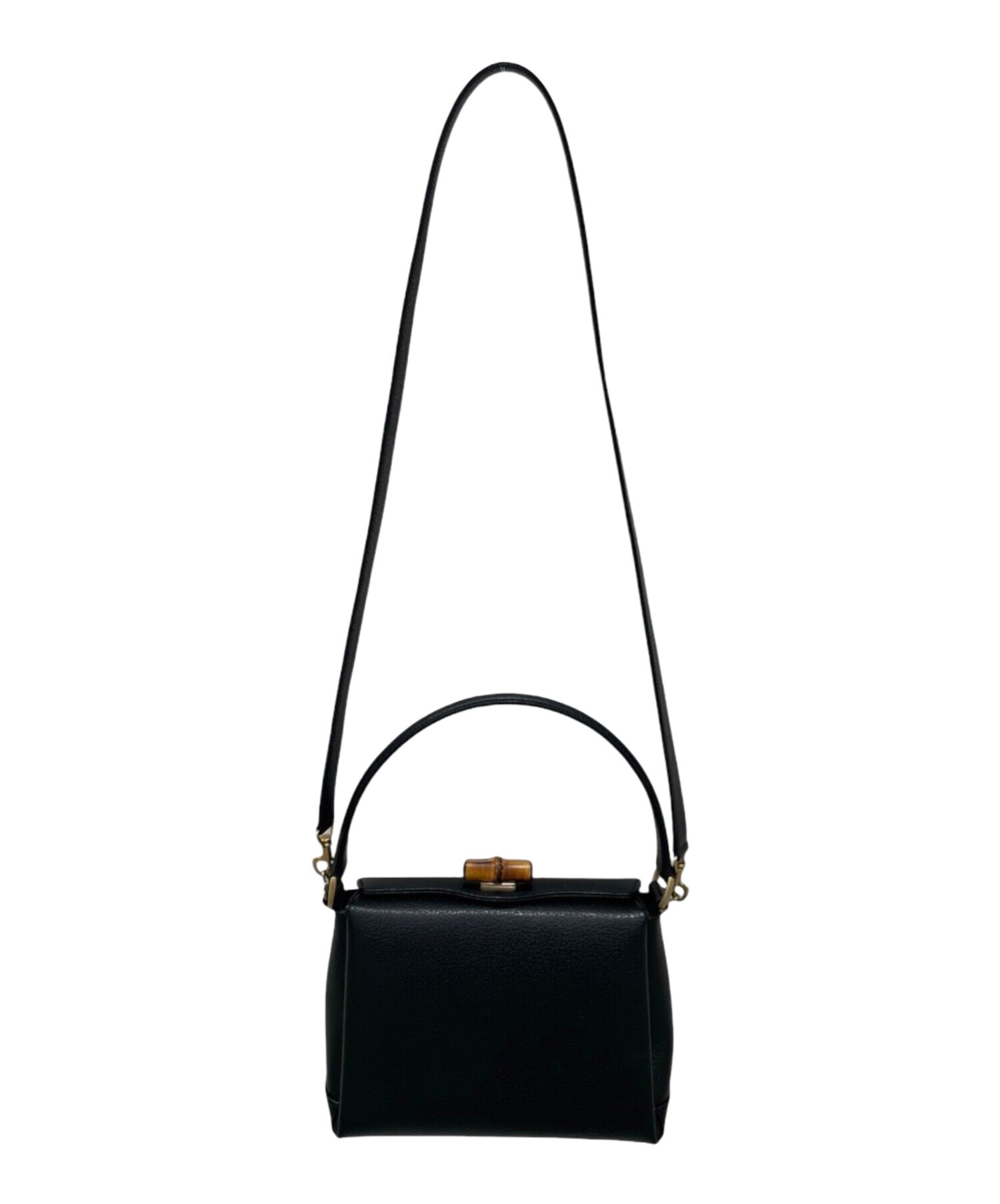 中古・古着通販】GUCCI (グッチ) バンブーターンロック2WAYバッグ