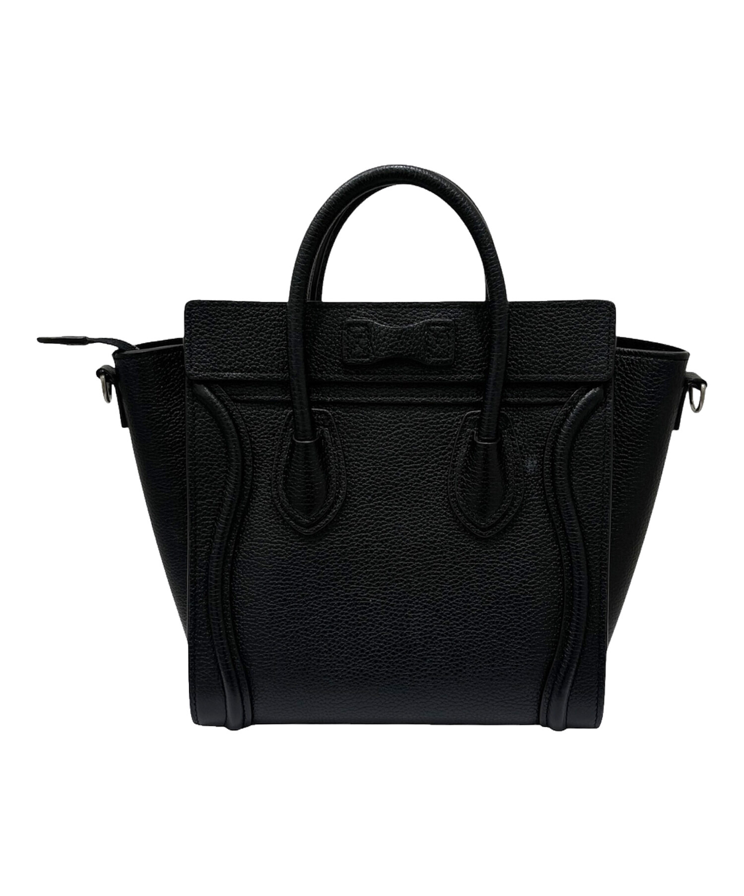 中古・古着通販】CELINE (セリーヌ) ラゲージ ナノショッパー ブラック 