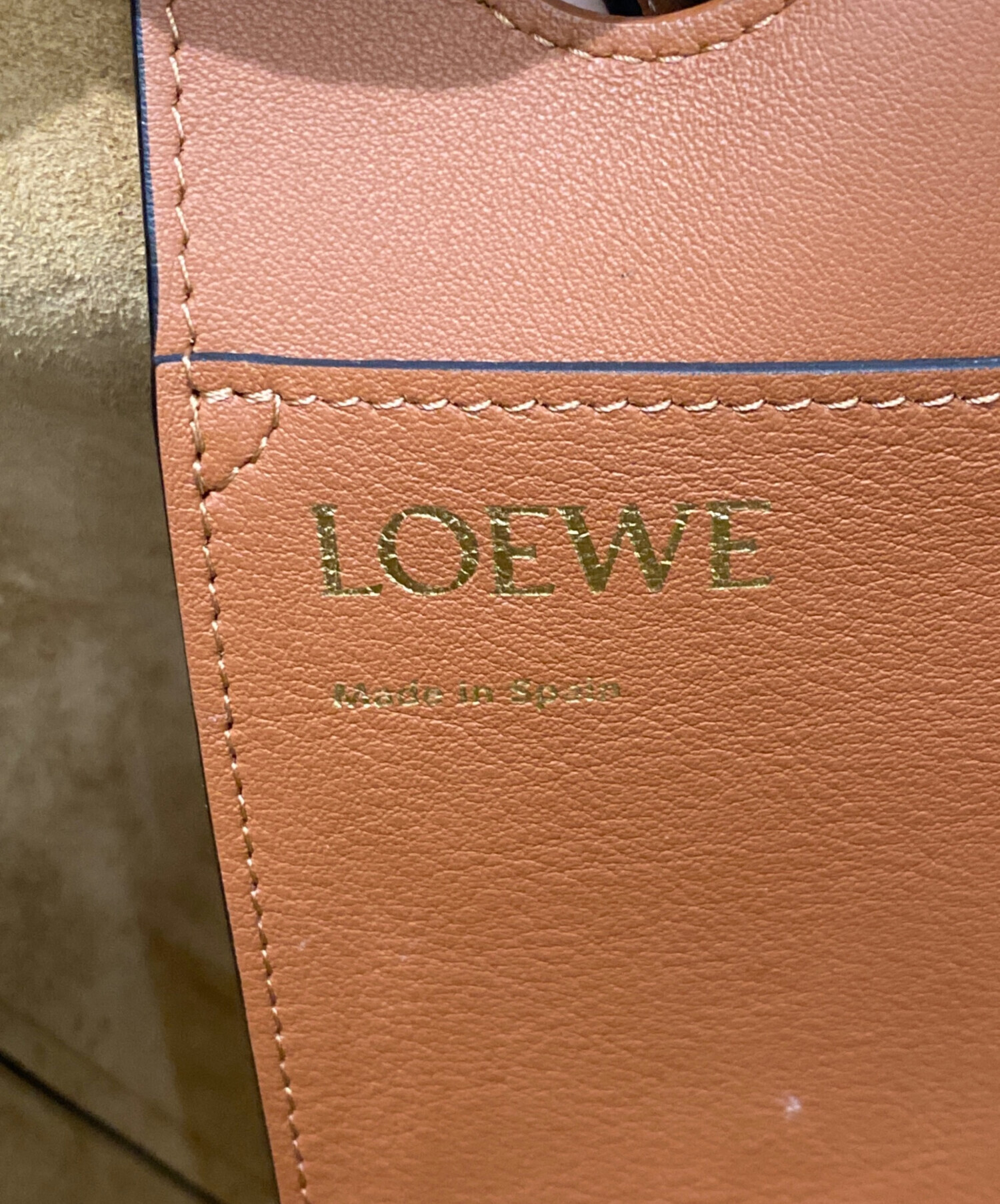 中古・古着通販】LOEWE (ロエベ) アナグラムトートバッグ ブラウン