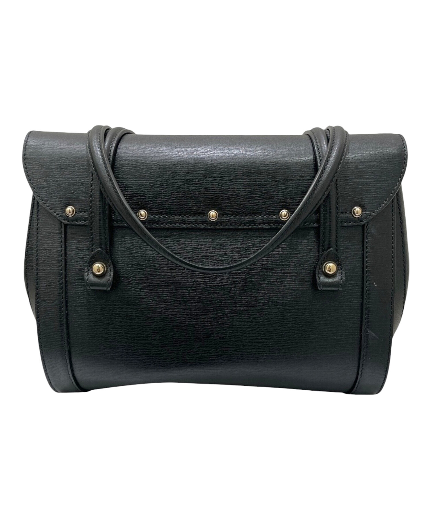 中古・古着通販】GUCCI (グッチ) バンブーハンドバッグ ブラック