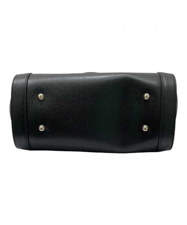 中古・古着通販】GUCCI (グッチ) バンブーハンドバッグ ブラック