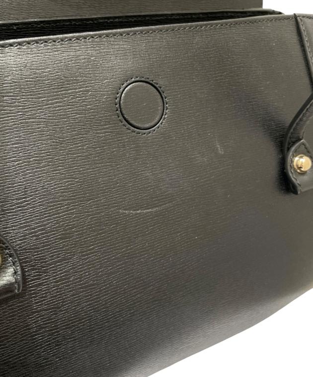 中古・古着通販】GUCCI (グッチ) バンブーハンドバッグ ブラック