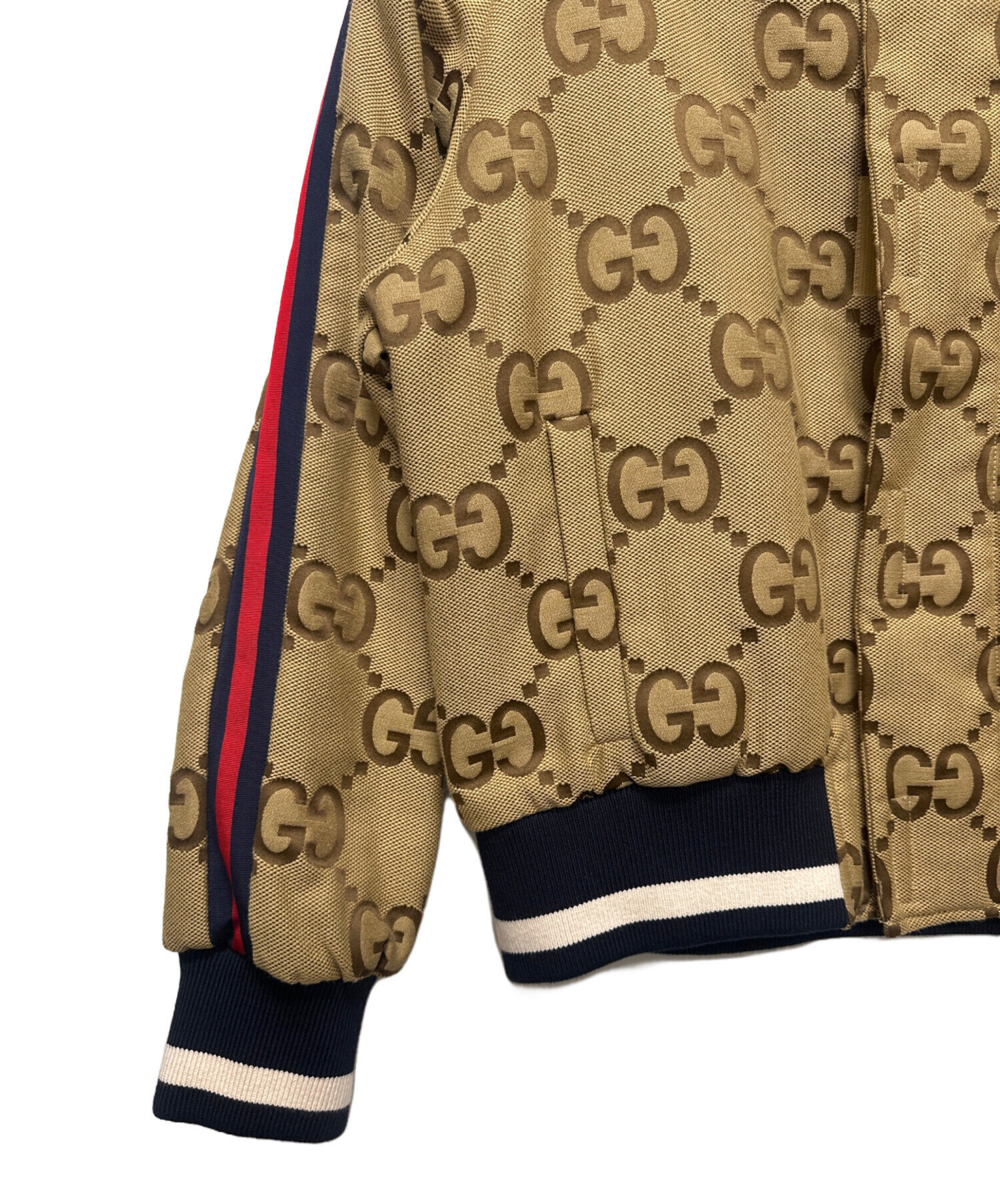 中古・古着通販】GUCCI (グッチ) GGジャガード キャンバス ハイネック