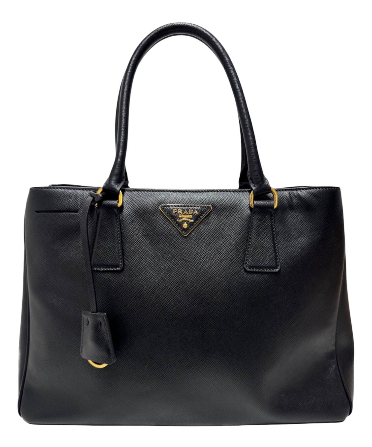 中古・古着通販】PRADA (プラダ) ガレリア サフィアーノハンドバッグ