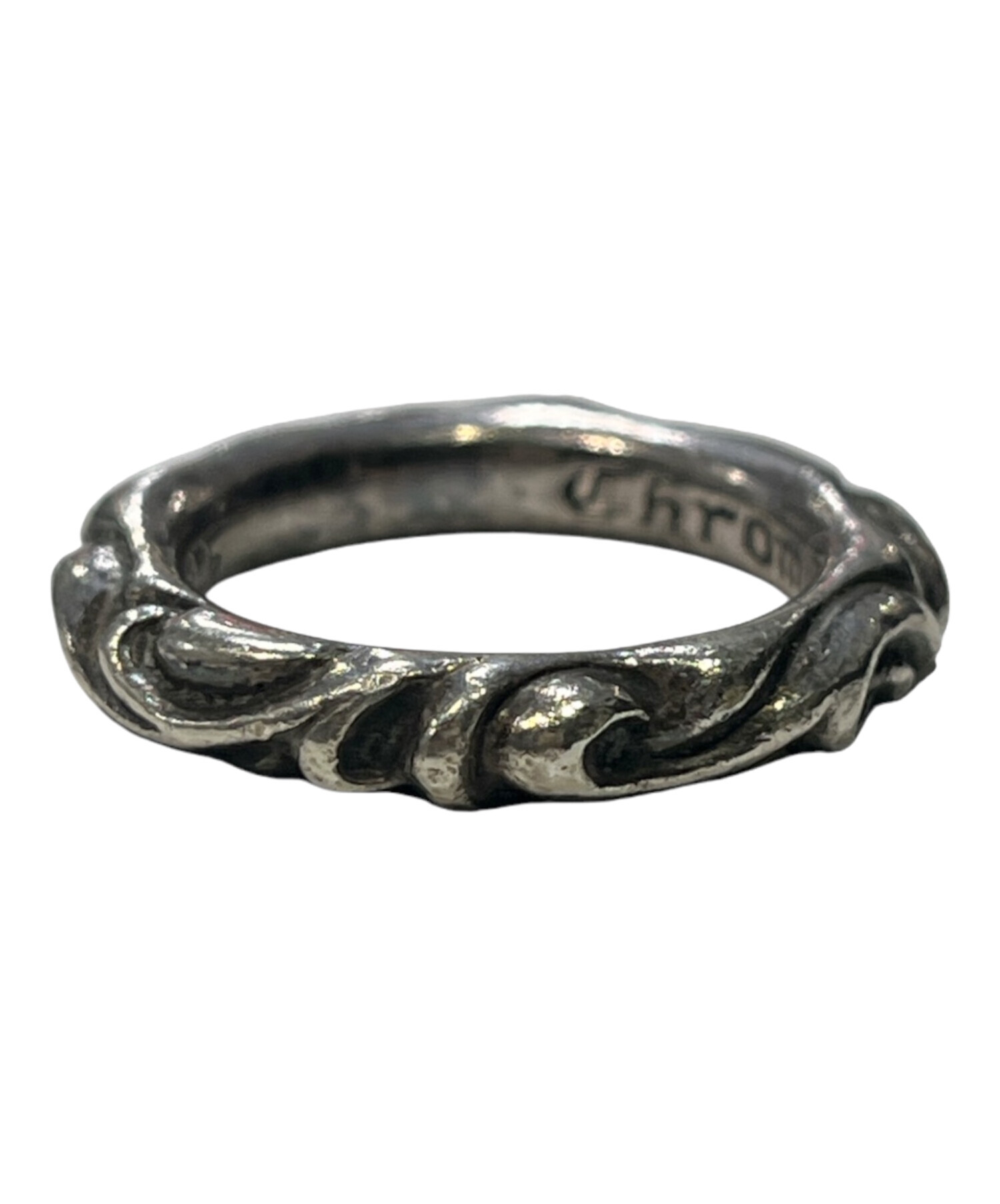 中古・古着通販】CHROME HEARTS (クロムハーツ) SCROLL BAND RING
