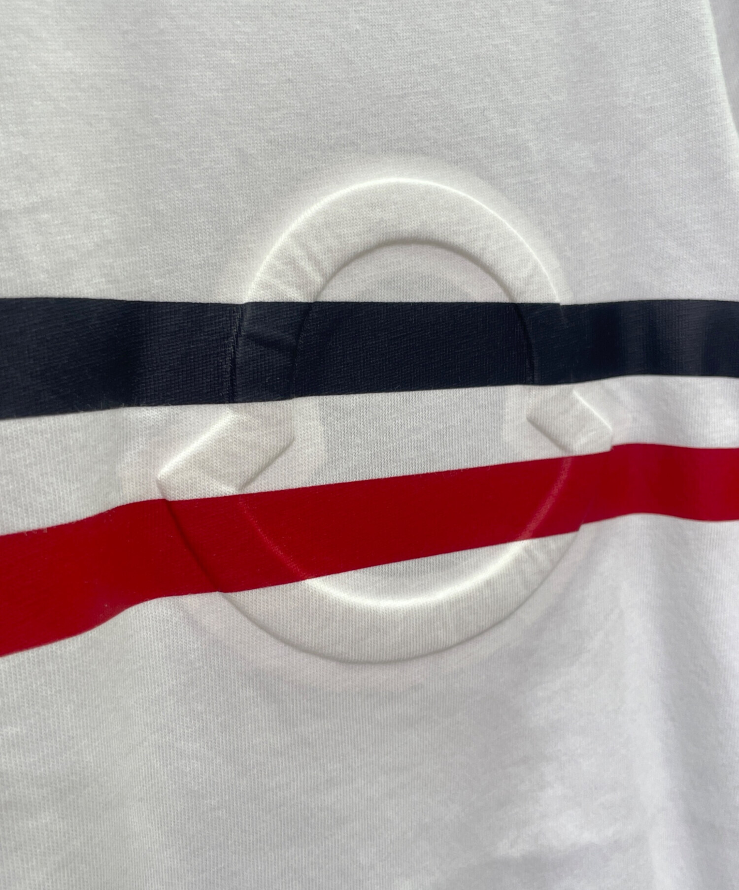 中古・古着通販】MONCLER (モンクレール) トリコロール半袖Tシャツ