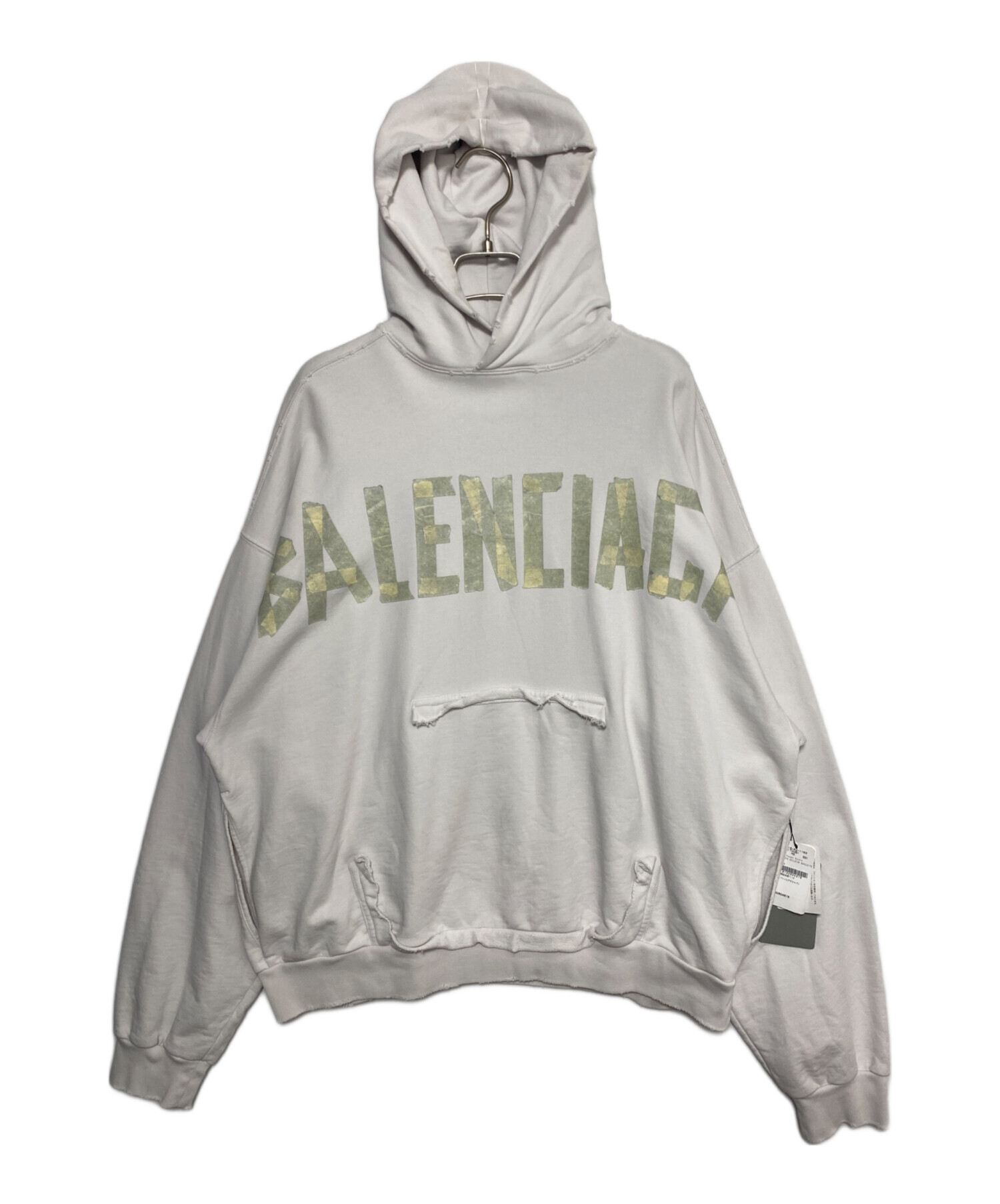 中古・古着通販】BALENCIAGA (バレンシアガ) テープロゴプルオーバー