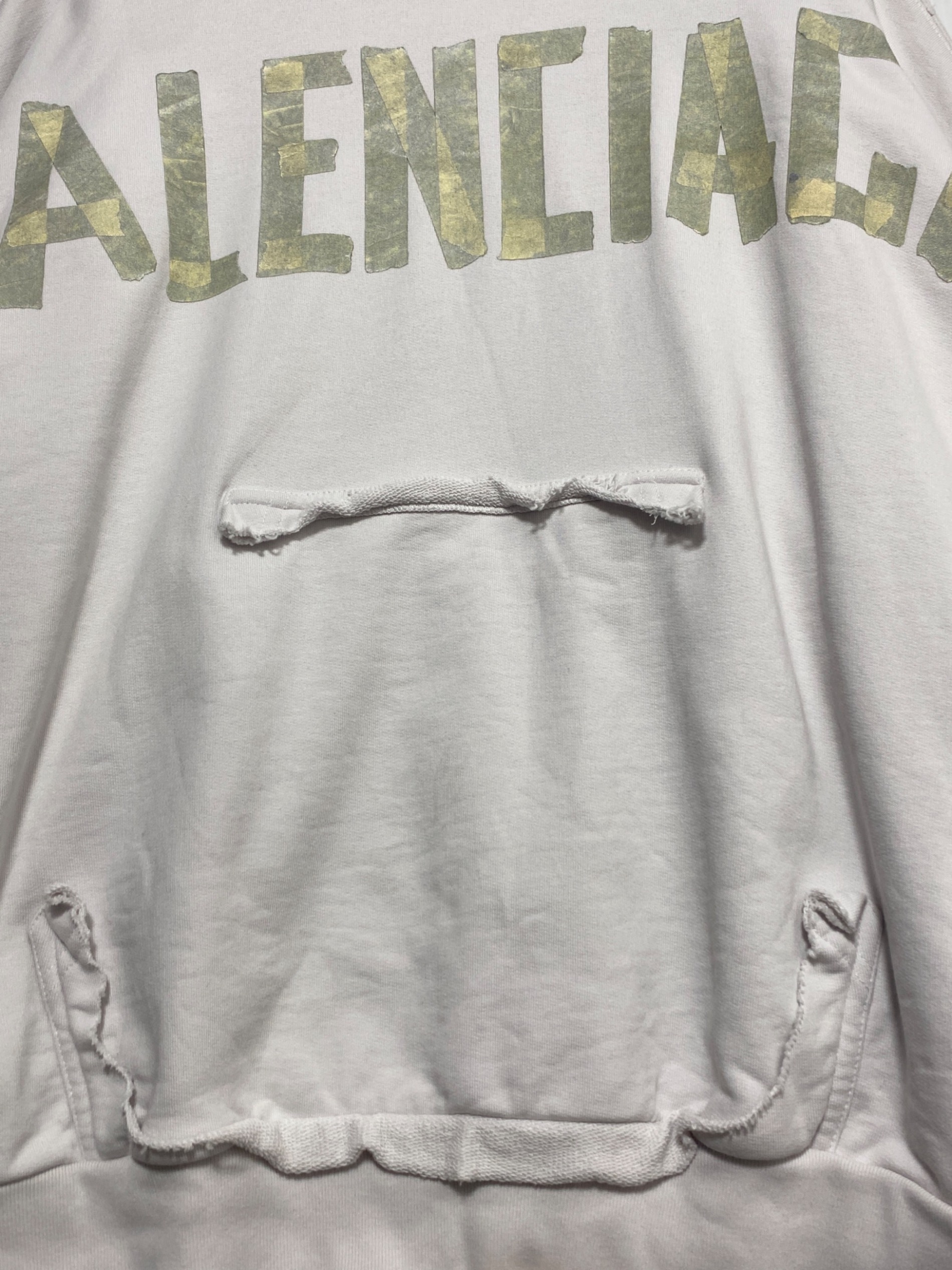 中古・古着通販】BALENCIAGA (バレンシアガ) テープロゴプルオーバー