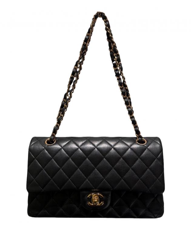 中古・古着通販】CHANEL (シャネル) チェーンショルダーダブルフラップ
