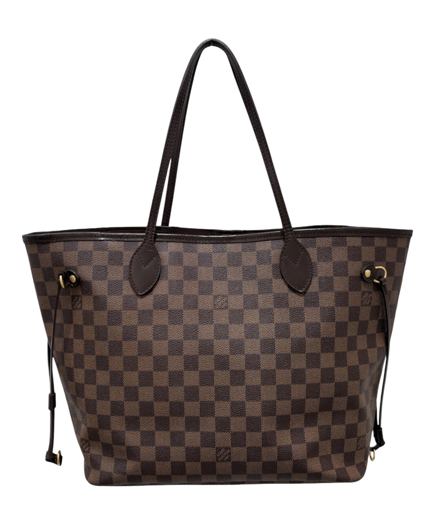 LOUIS VUITTON ダミエパターン トートバッグ　連休中限定価格 中古・古着通販】LOUIS VUITTON (ルイ ヴィトン) ダミエ ネヴァーフル