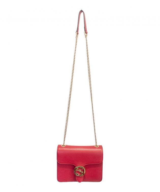 GUCCI オールドグッチ シールド インターロッキング Y2K 中古・古着通販】GUCCI (グッチ) インターロッキングG ショルダー