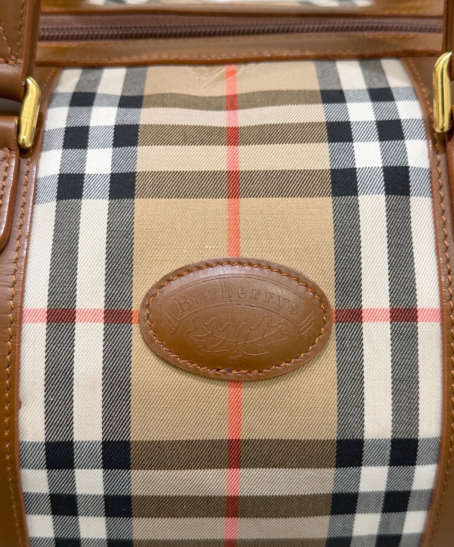 中古・古着通販】BURBERRY (バーバリー) ノヴァチェックボストンバッグ