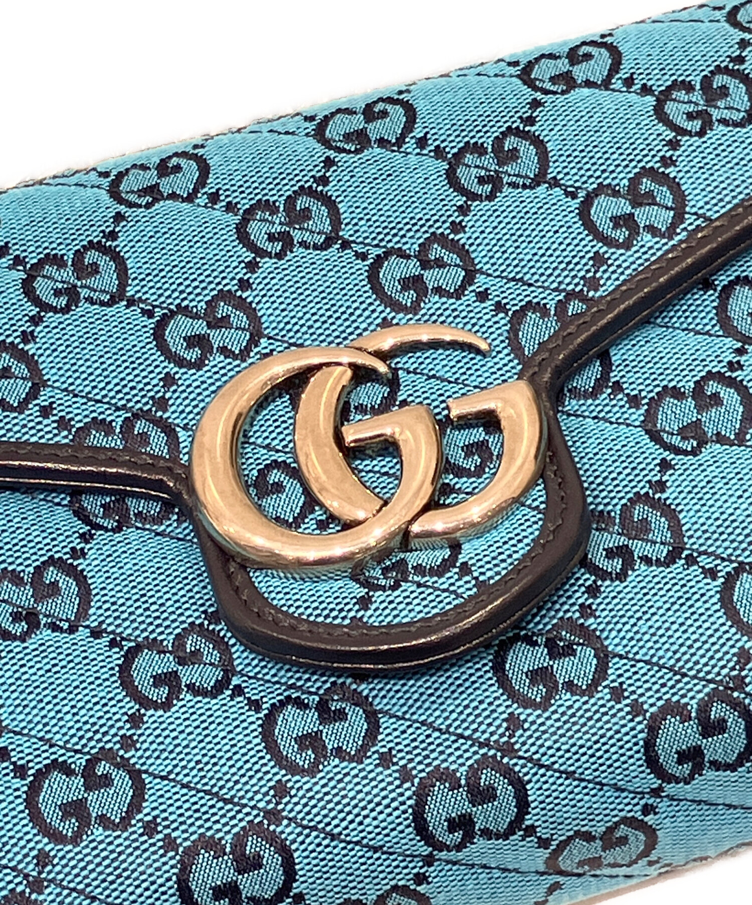 中古・古着通販】GUCCI (グッチ) GGマーモントショルダーウォレット