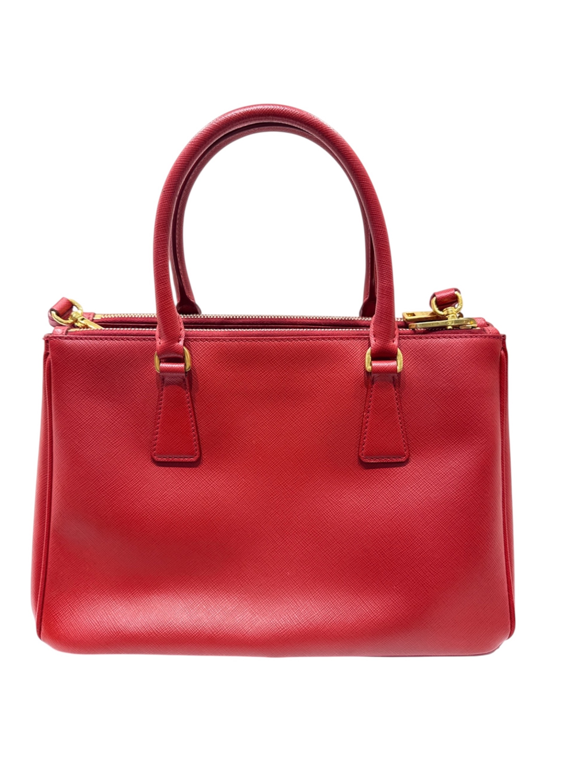 最終価格PRADA プラダ ガレリア サフィアーノ ハンドバッグ 中古・古着通販】PRADA (プラダ) ガレリアサフィアーノハンドバッグ