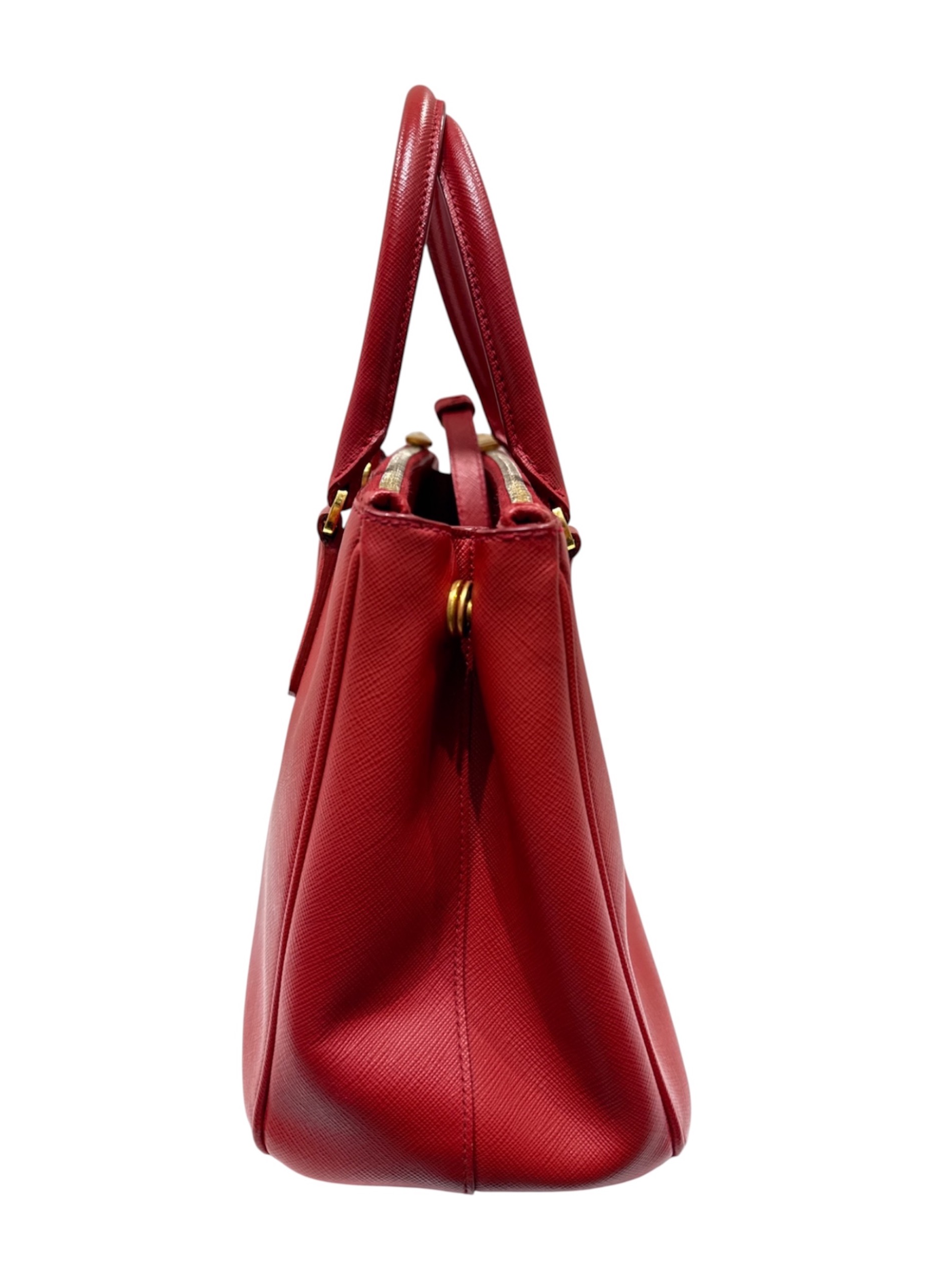 中古・古着通販】PRADA (プラダ) ガレリアサフィアーノハンドバッグ