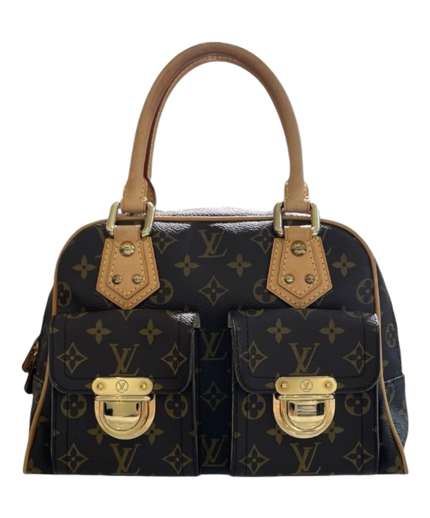 【よっちゃんさん専用】5 / 5 ルイ・ヴィトン マンハッタンPM ハンドバッグ 中古・古着通販】LOUIS VUITTON (ルイ ヴィトン) モノグラム