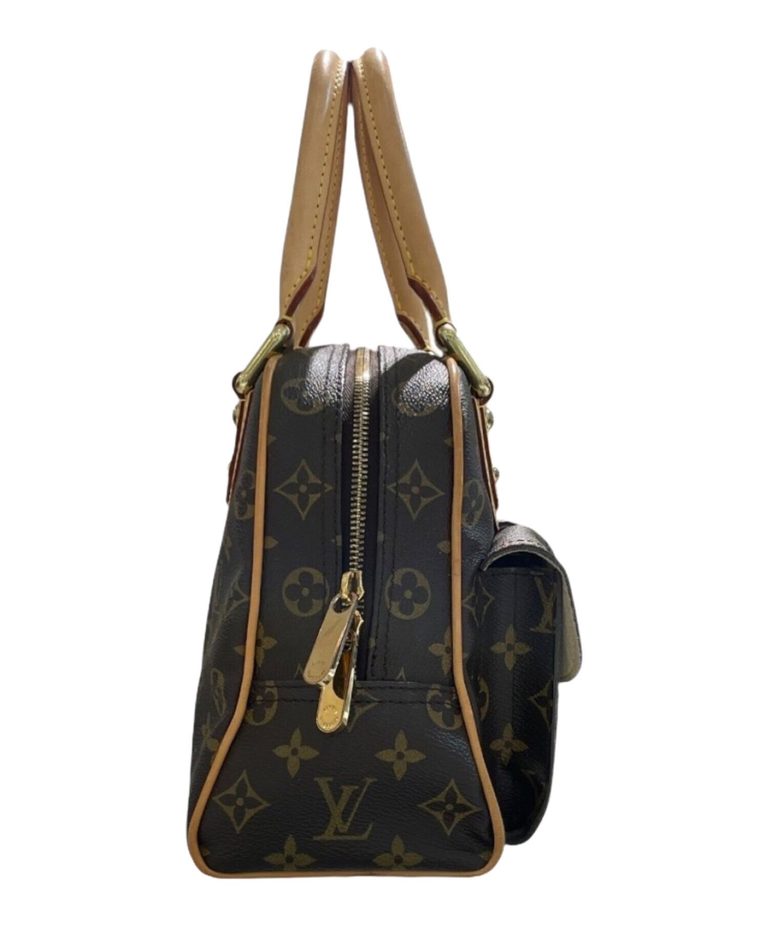 【よっちゃんさん専用】5 / 5 ルイ・ヴィトン マンハッタンPM ハンドバッグ 中古・古着通販】LOUIS VUITTON (ルイ ヴィトン) モノグラム