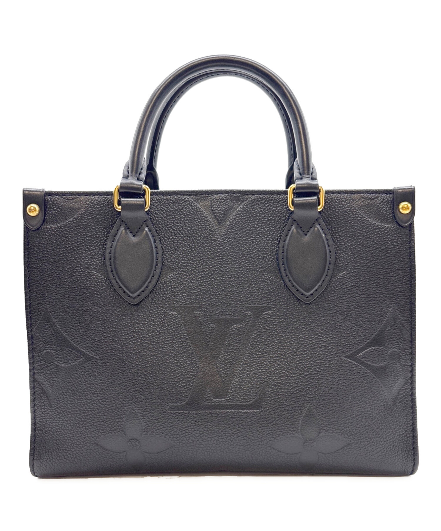 LOUIS VUITTON ルイヴィトン　オンザゴーPM ノワール 中古・古着通販】LOUIS VUITTON (ルイ ヴィトン) オンザゴーPM