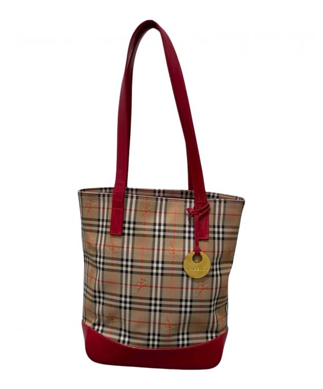 中古・古着通販】BURBERRY (バーバリー) ノヴァチェックトートバッグ