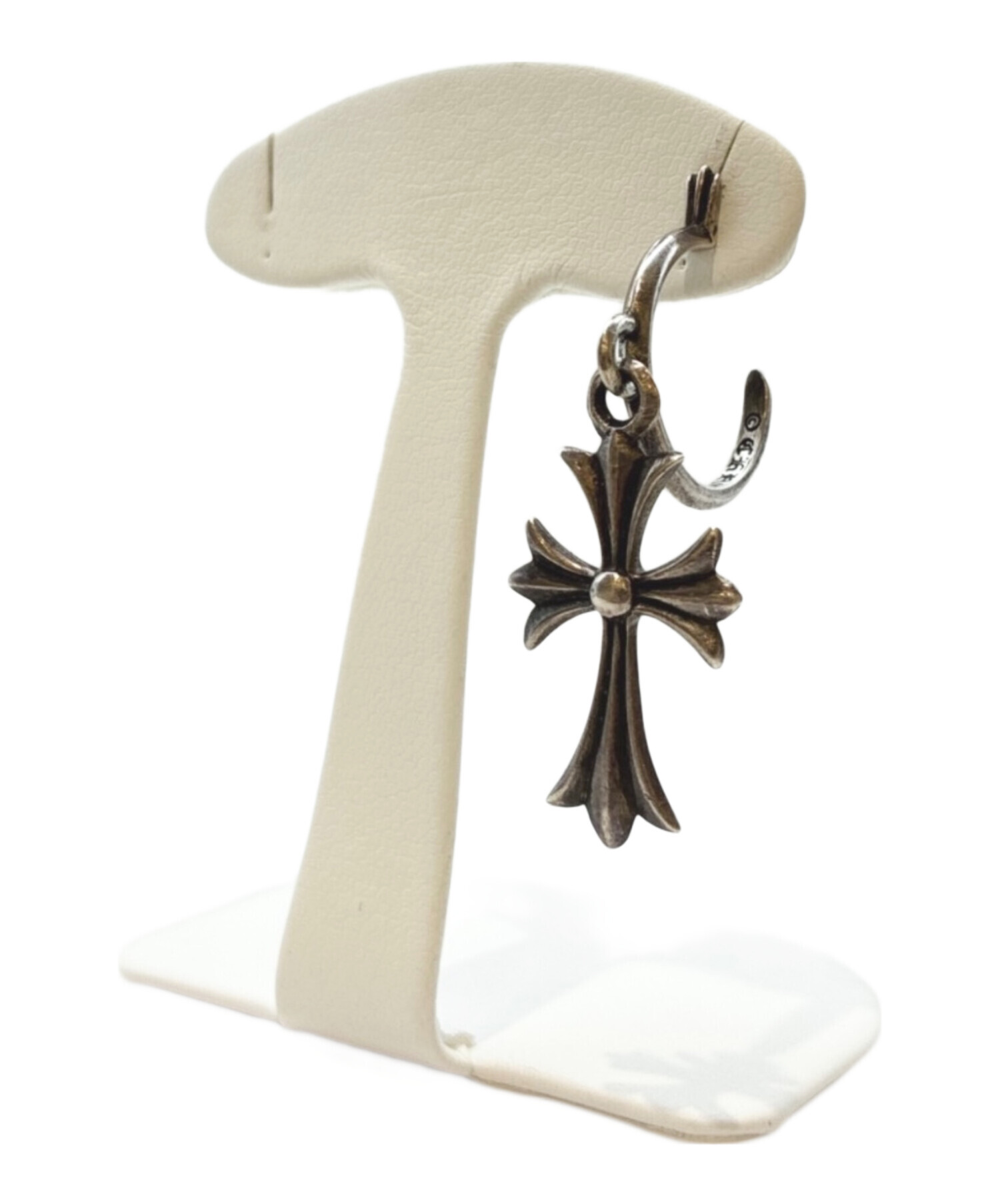 中古・古着通販】CHROME HEARTS (クロムハーツ) Tiny CH Cross Hoop