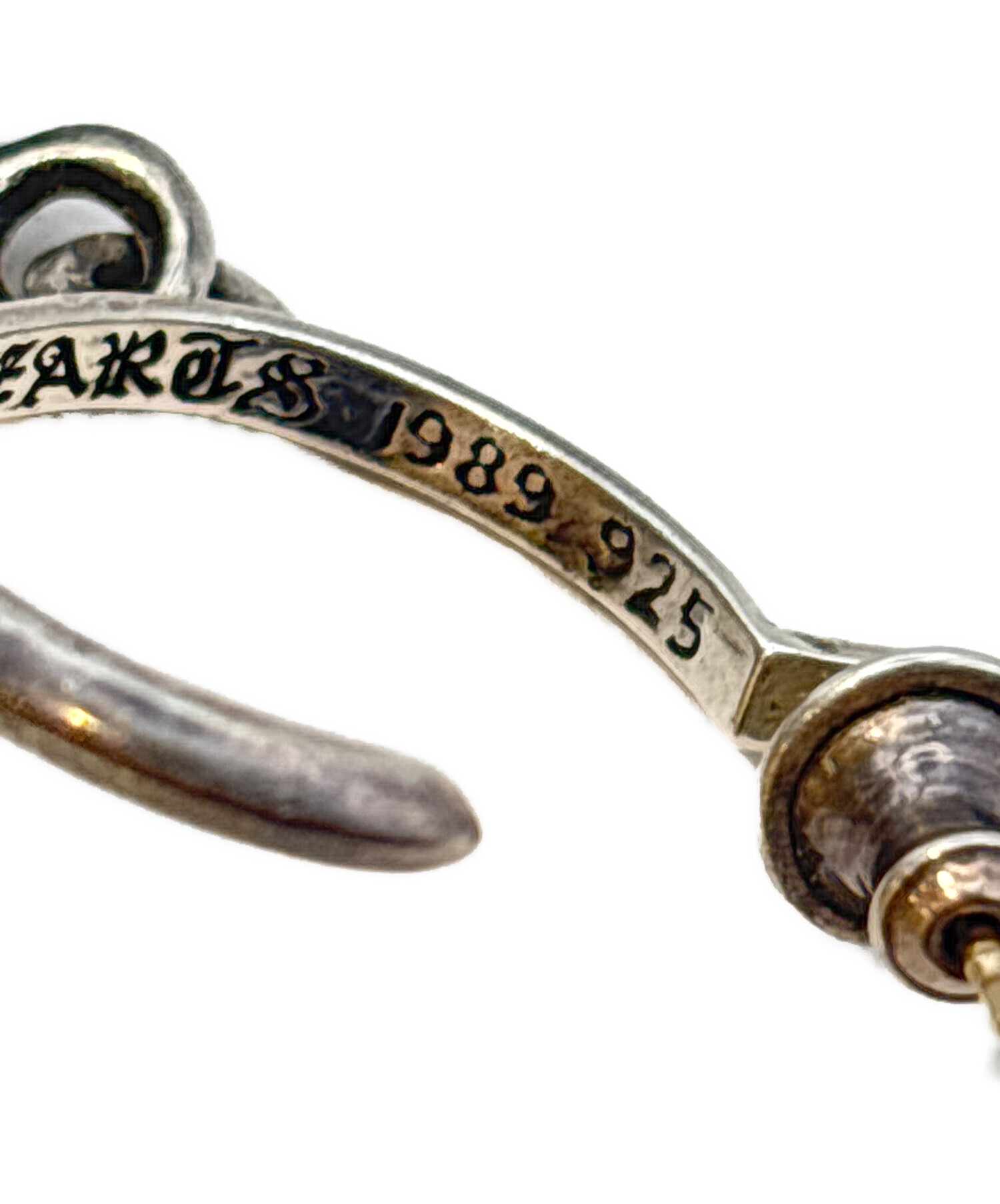中古・古着通販】CHROME HEARTS (クロムハーツ) Tiny CH Cross Hoop