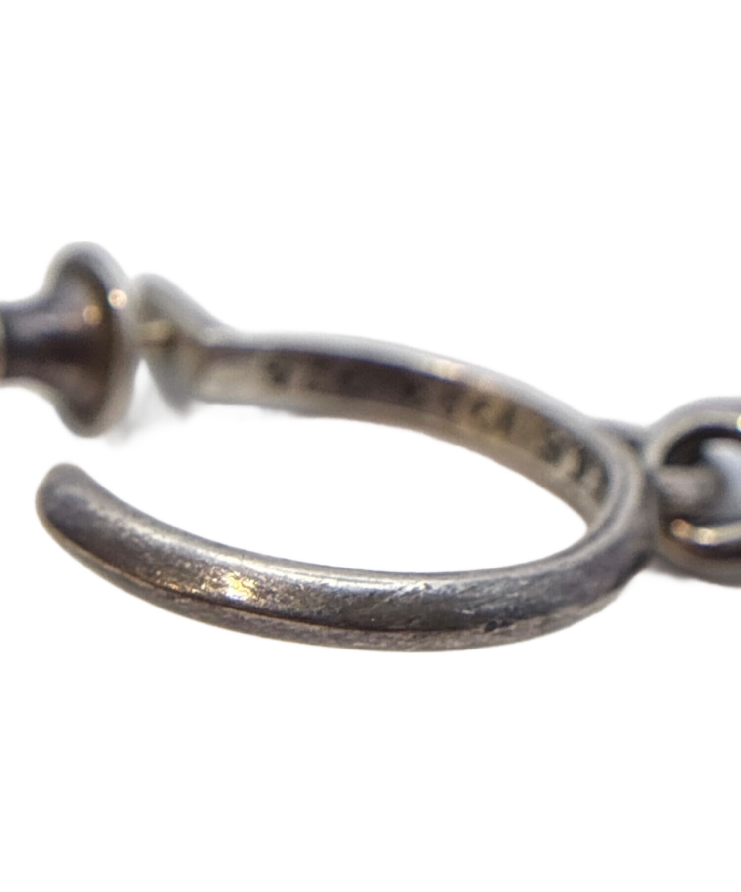 中古・古着通販】CHROME HEARTS (クロムハーツ) Tiny CH Cross Hoop