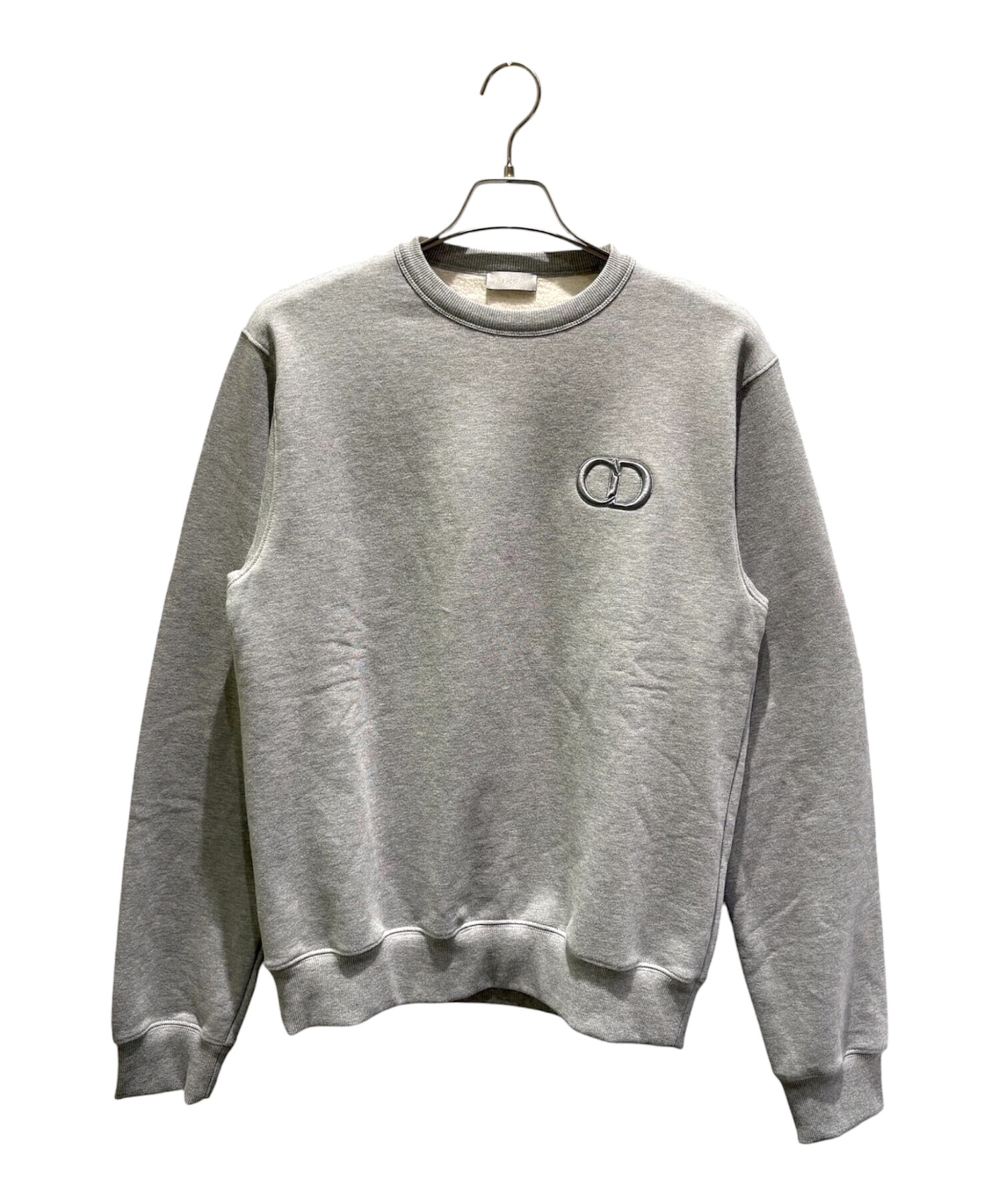 中古・古着通販】DIOR (ディオール) CDロゴスウェット グレー サイズ:M