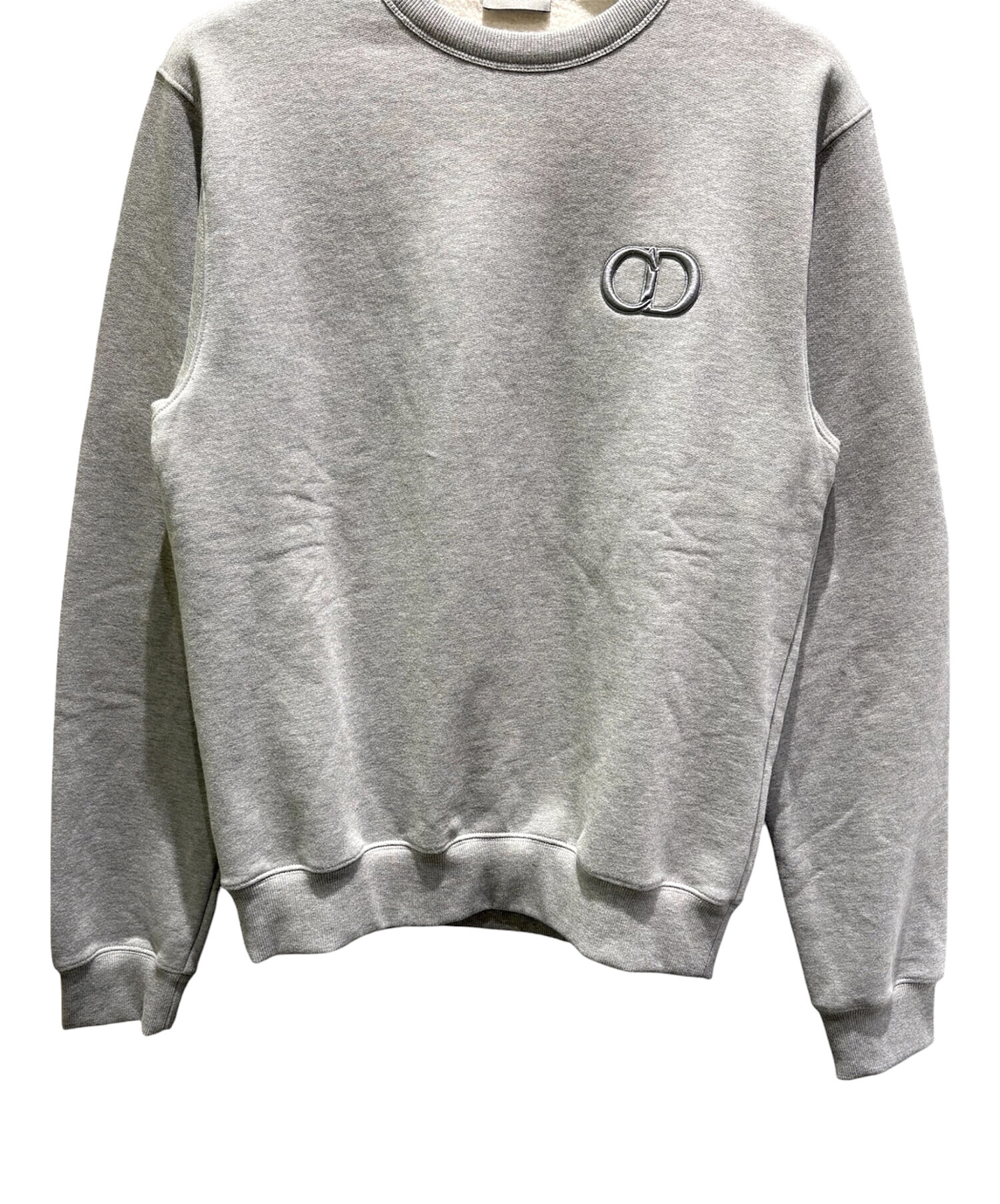 中古・古着通販】DIOR (ディオール) CDロゴスウェット グレー サイズ:M