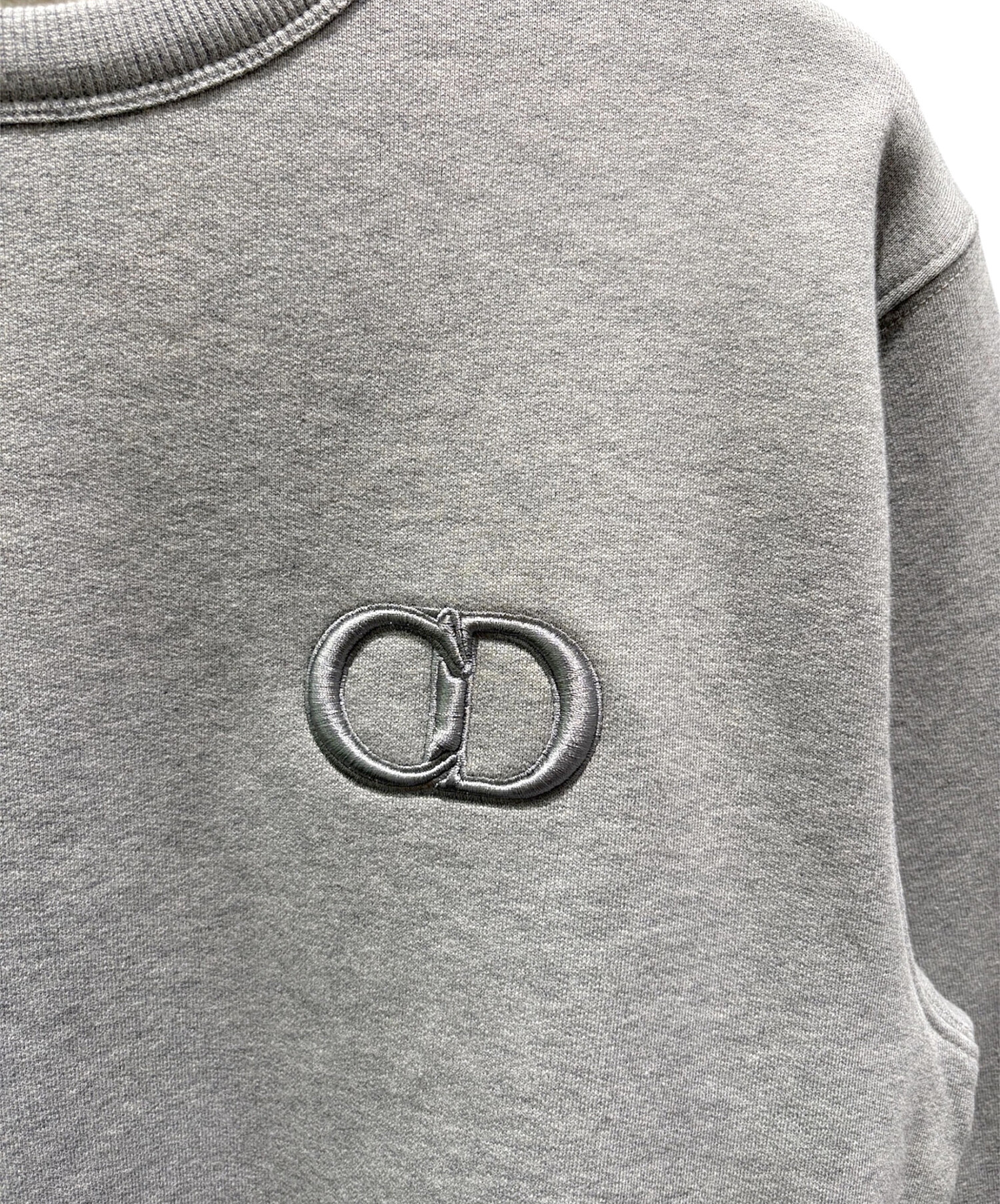 中古・古着通販】DIOR (ディオール) CDロゴスウェット グレー サイズ:M